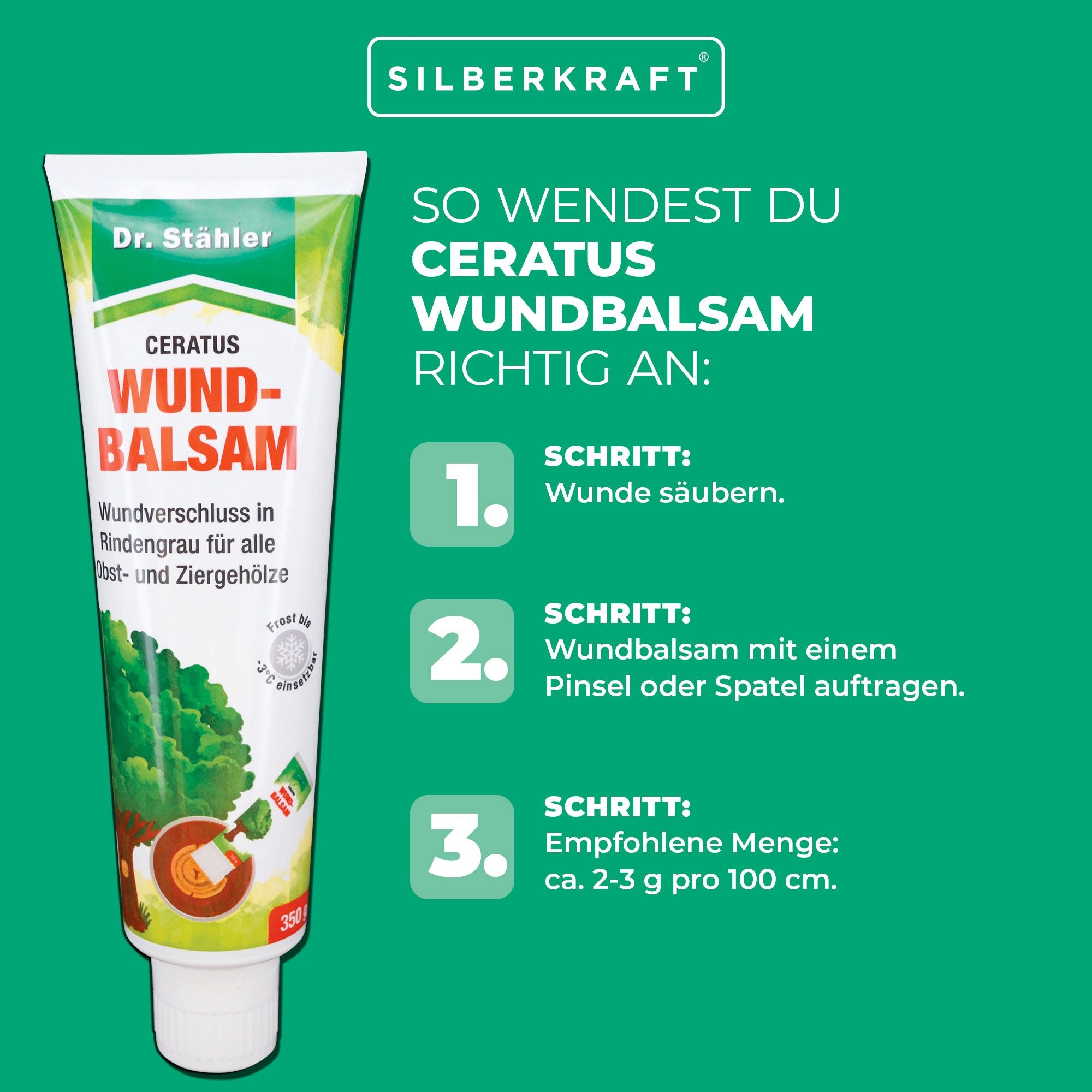 Baum-Wundverschluss Ceratus Wundbalsam – Mittel zur Wundversorgung für Bäume