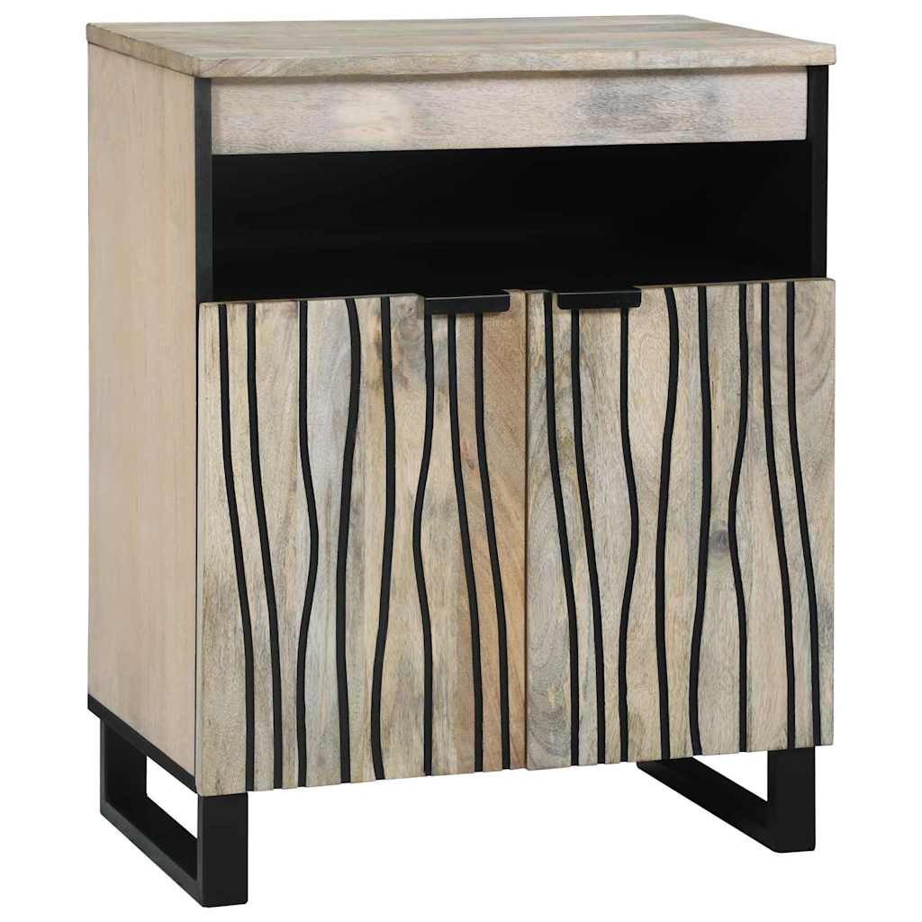 vidaXL Sideboard Medienlagerungsschränke & Regale Weiß 60 x 33 x 75 cm (1 St)