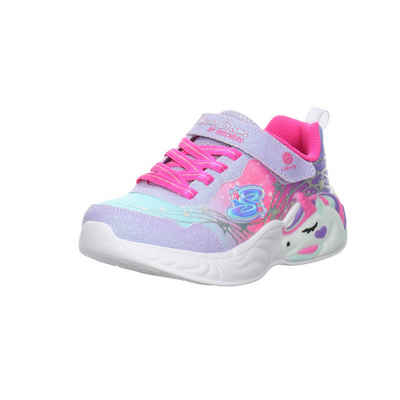 Skechers Unicorn Dreams Wishful Sneaker Kinderschuhe Schnürschuh Synthetikkombination