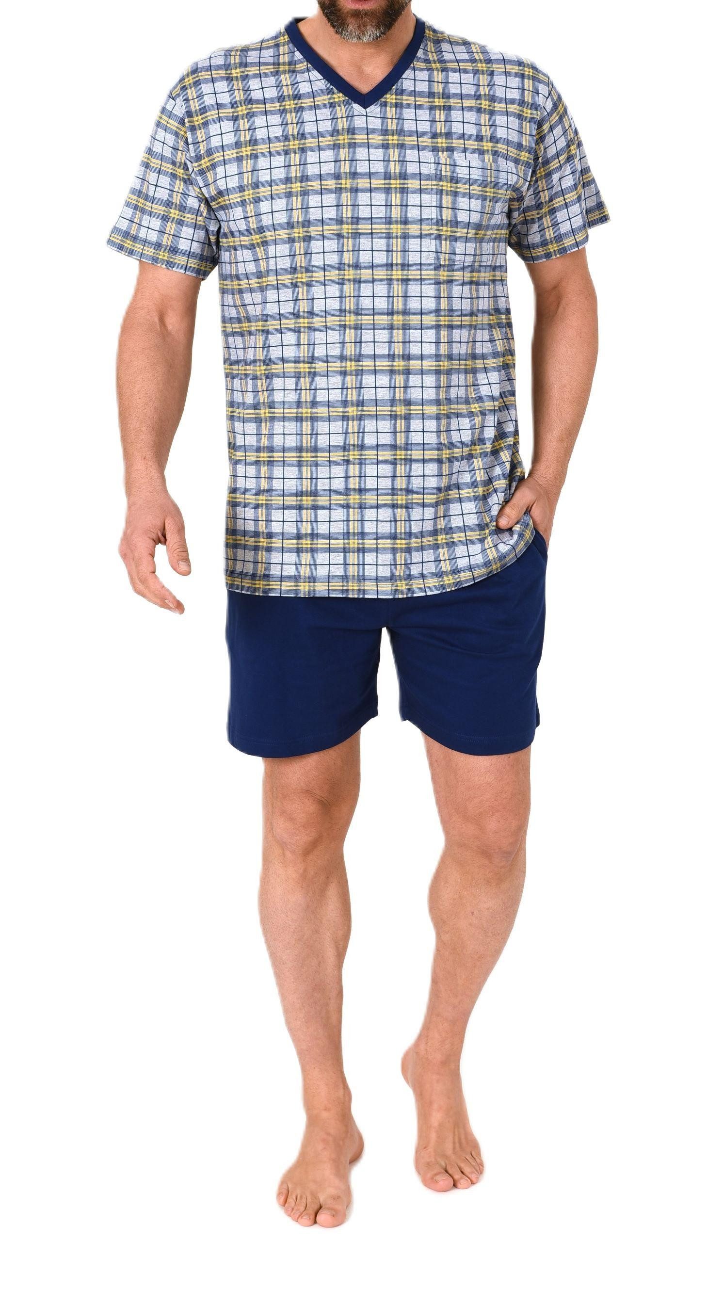 Pyjama Normann Herren kurzarm Schlafanzug Shorty Pyjama - auch in Übergröße