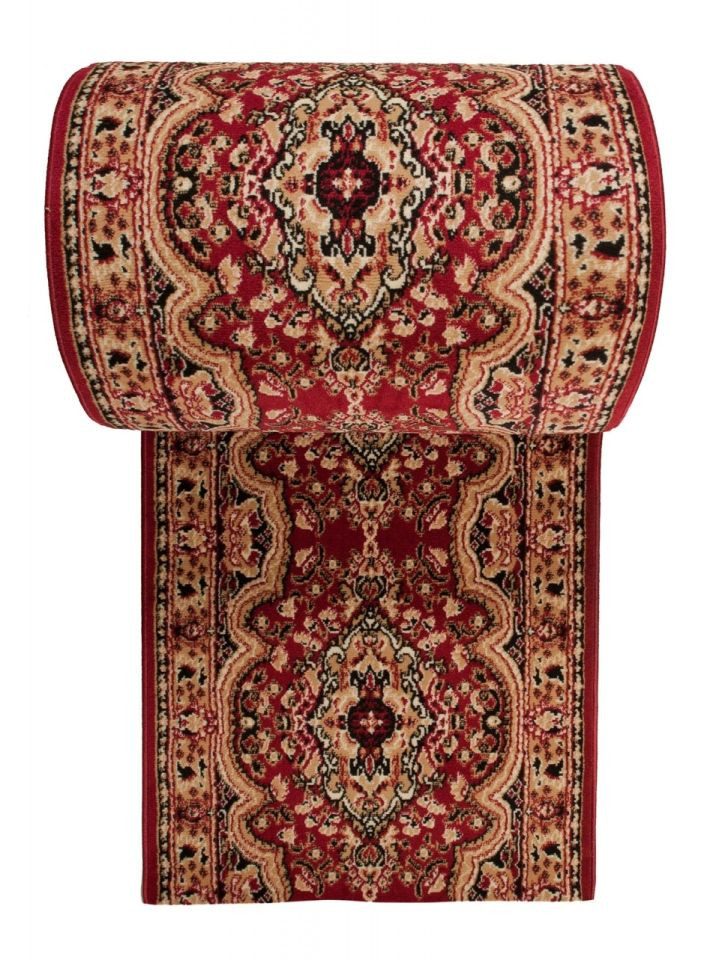 Mazovia Läufer Läufer Klassisch Orientalisch Braun Rot Flur, Schlafzimmer, Diele, 60 x 100 cm, Fußbodenheizung