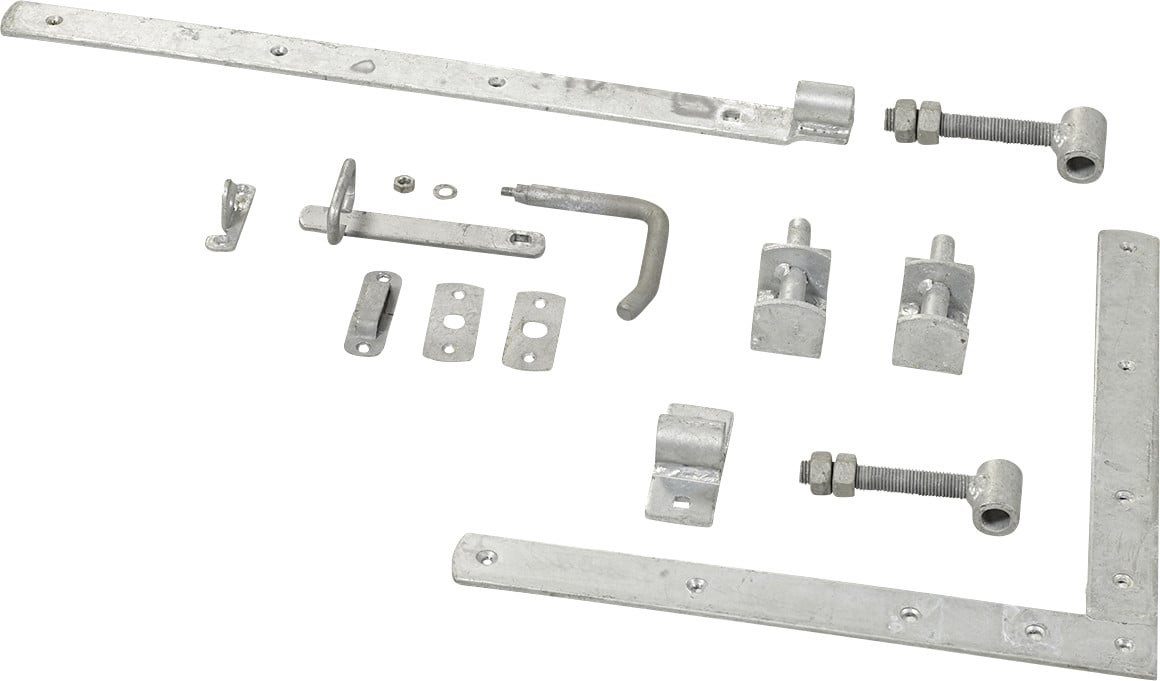 PLUS Zaun Plus Torbeschlag für Einzeltor/breites Tor mit