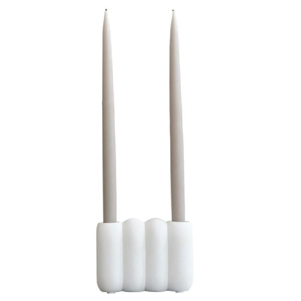 Kerzenhalter Kerzenleuchter Tube Mini Bone White (14,5cm)