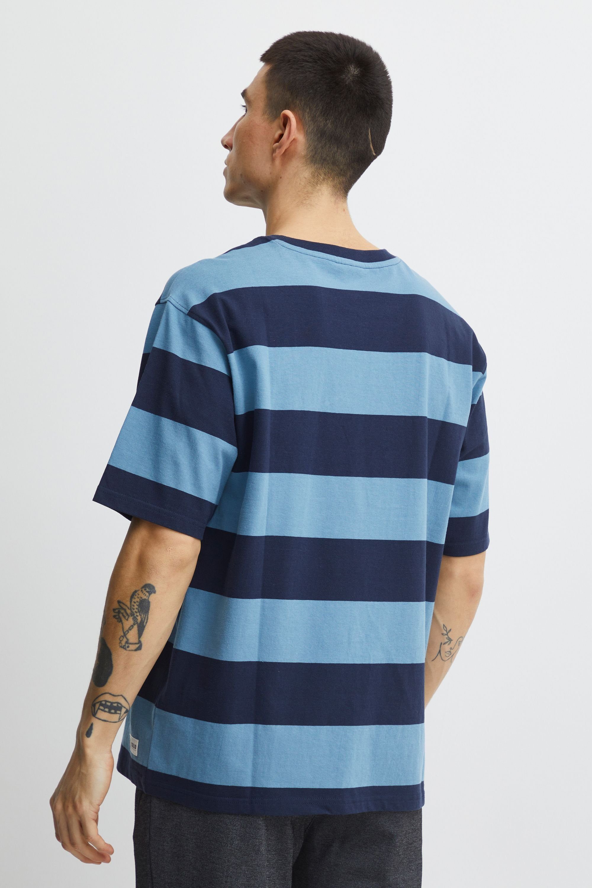 Solid T-Shirt - S Tee 21300987-ME (184220) SDJoey Blue Provincial