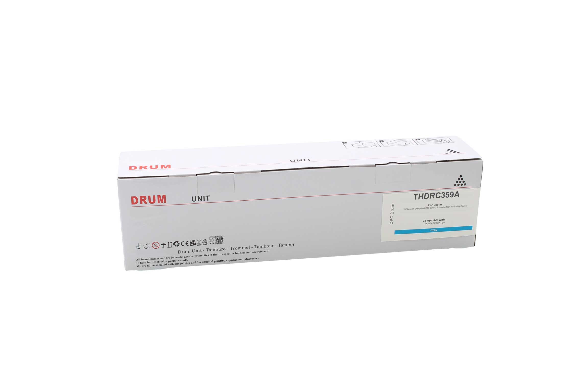 ABC Tonerkartusche Kompatible Bildtrommel für HP 828A CF359A Cyan Laserjet Enterprise M85