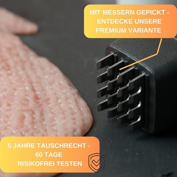 Thiru Fleischklopfer Fleischhammer Schnitzel, Kotelett - Hammer-Kopf mit Zwei Schlagflächen