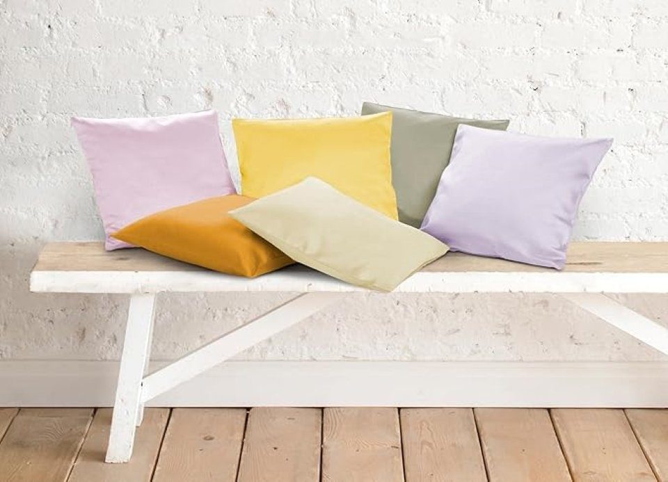 sleepling Kissenhülle Satin Kissenbezug, feinster Mako-Satin, viele Farben und Größen, Qualität Made in EU – Bild 5 von 5