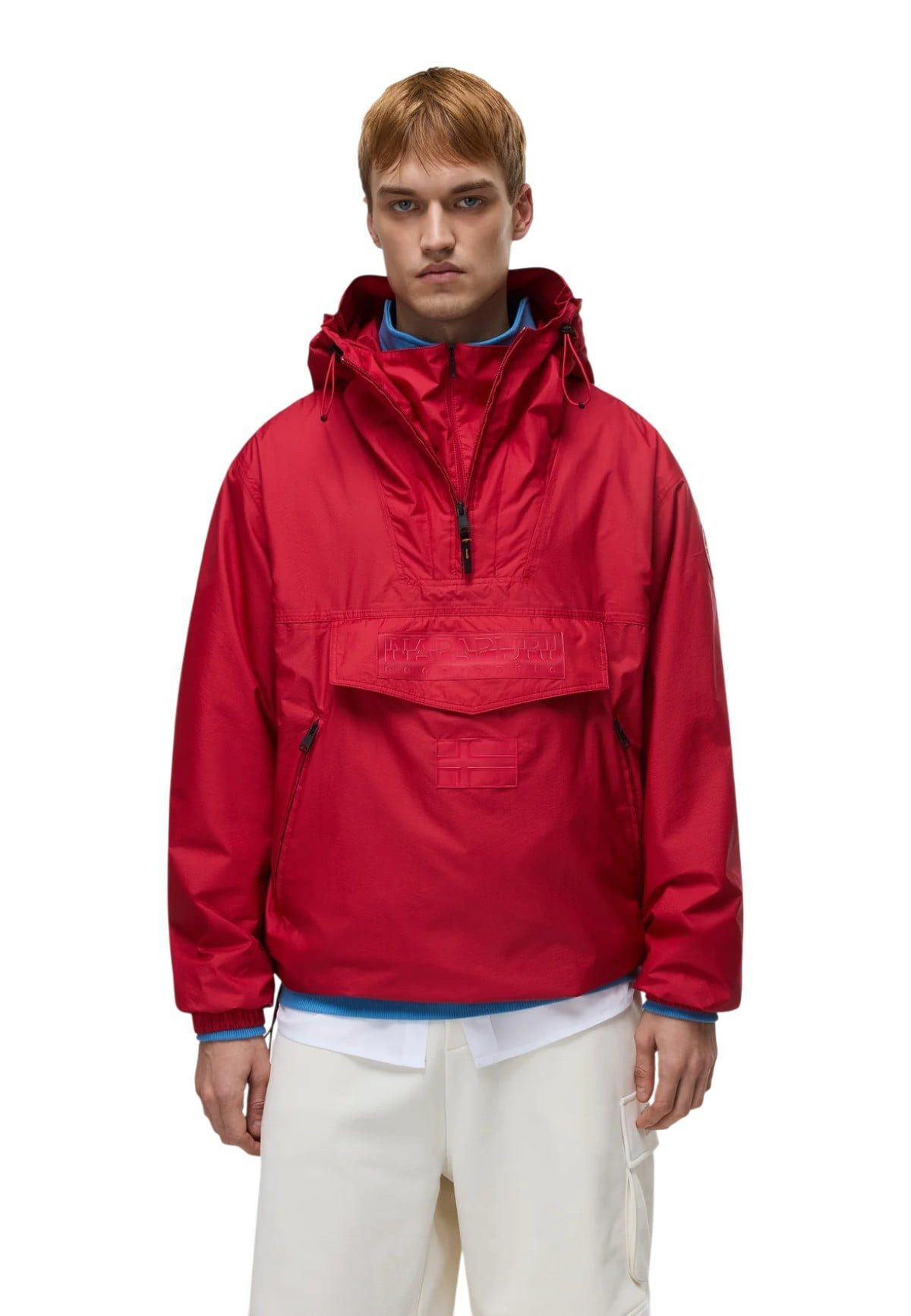 Napapijri Allwetterjacke Übergangsjacke Rainforest Next WB (Anorakjacke, wasserabweisend) rot