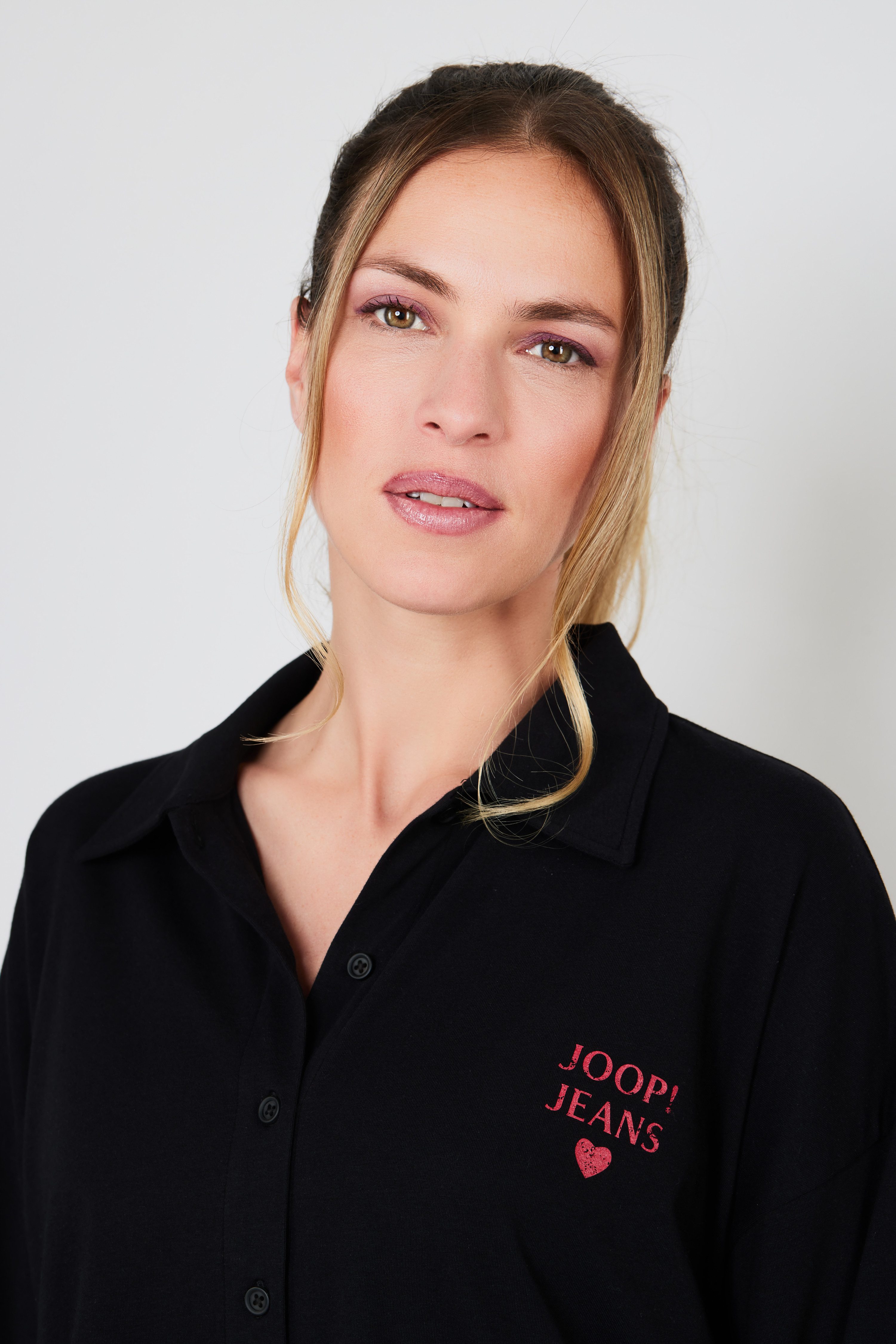Joop Jeans Pyjamaoberteil After Dark (JOOP! Jeans) mit Knopfleiste, Langarm, Regular Fit, aus Jersey – Bild 4 von 5