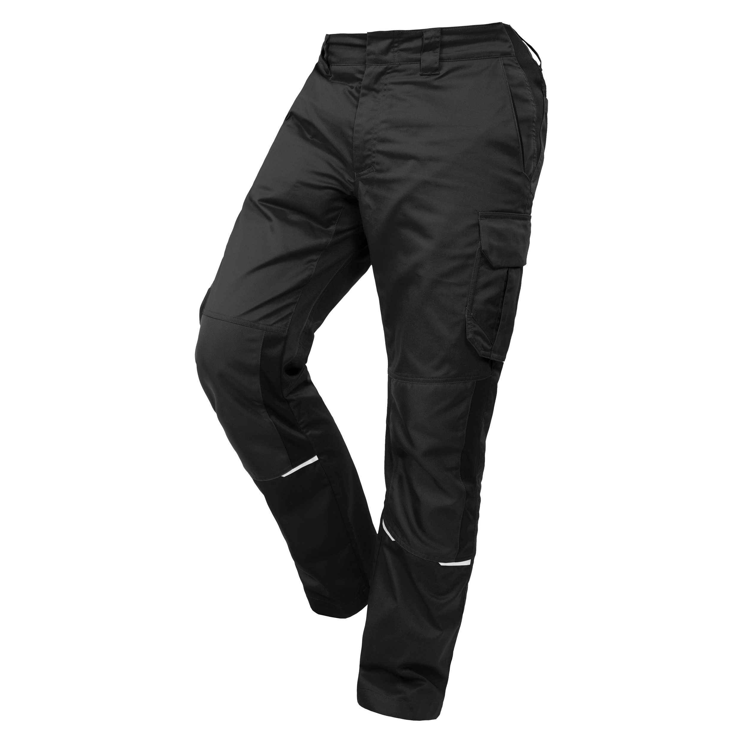 Qualitex Workwear Arbeitsbundhose Slim-Fit Damen-Arbeitshose, strapazierfähige Stretch-Hose-Damen (1-tlg) Robust wie eine Jeans, Herren Hose auch als Latzhose erhältlich