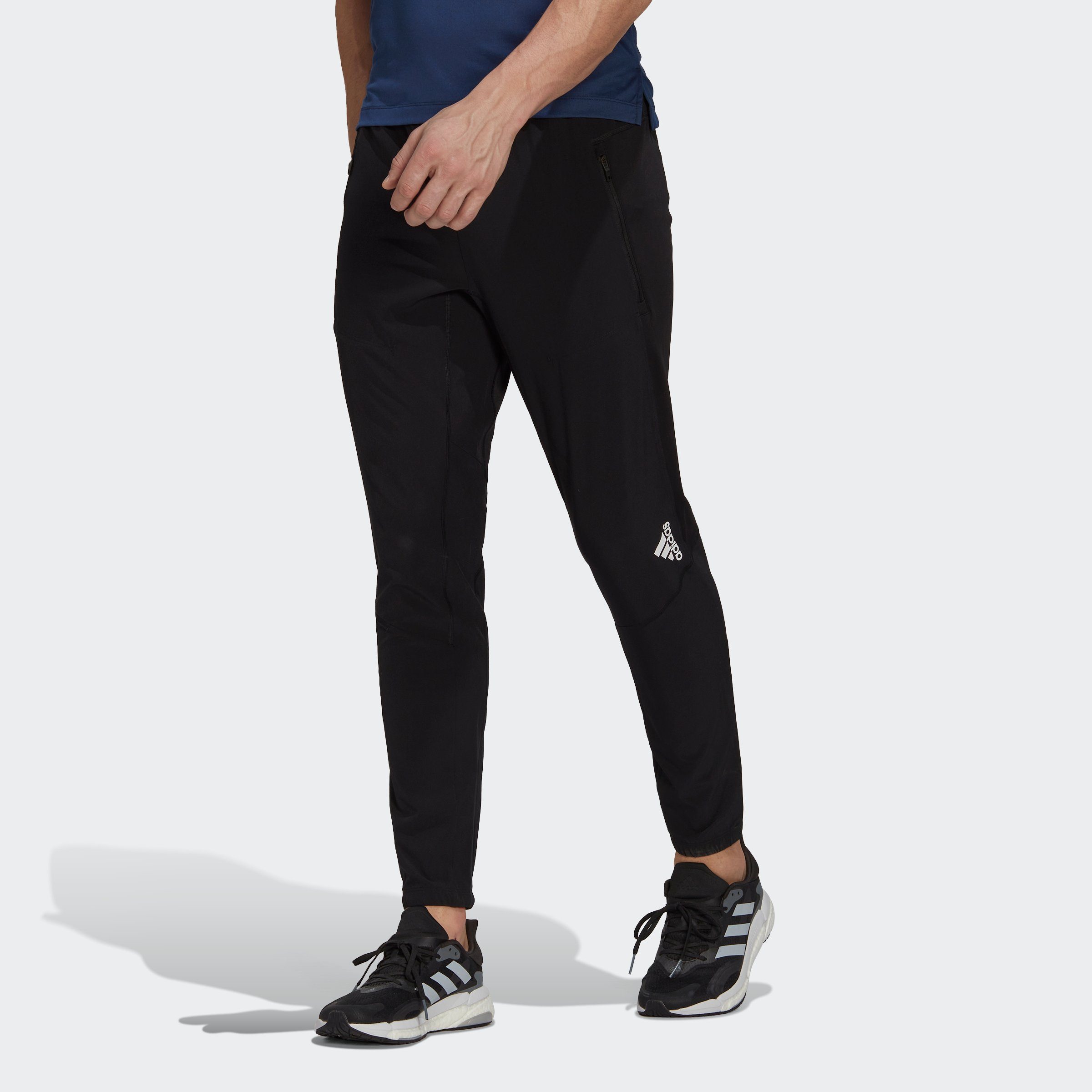 (1-tlg) adidas Black Performance Sporthose D4T