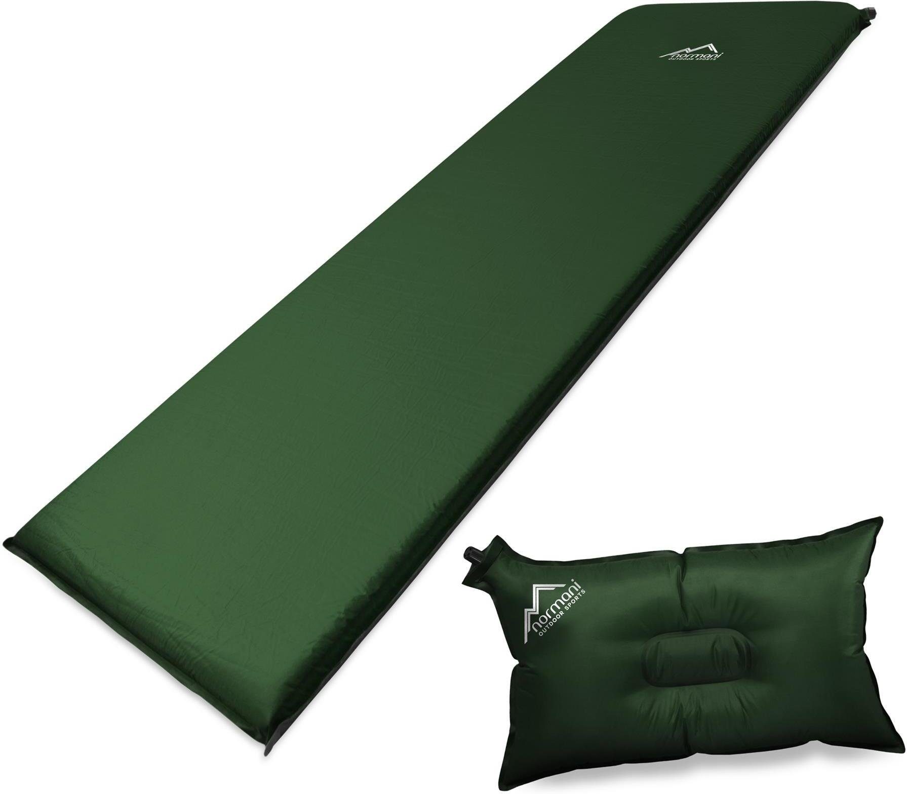 normani Luftmatratze Selbstaufblasbare Luftmatratze und Luftkissen, (1-St), Isomatte Outdoormatte Campingmatte Schlafmatte Reisematte Strandmatte
