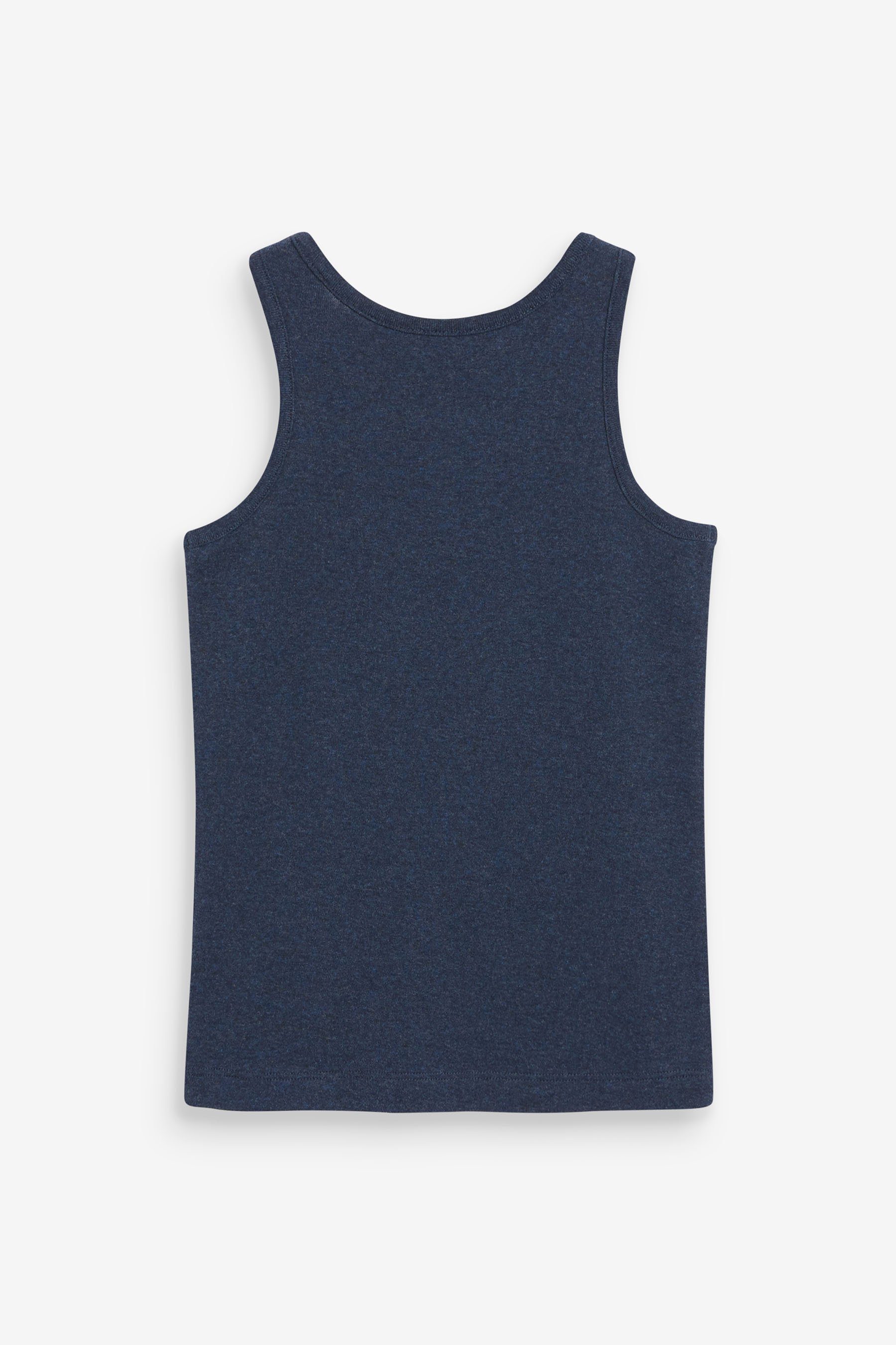 Next Unterhemden Unterhemd (5-St) Blue/Grey aus, 5er-Pack