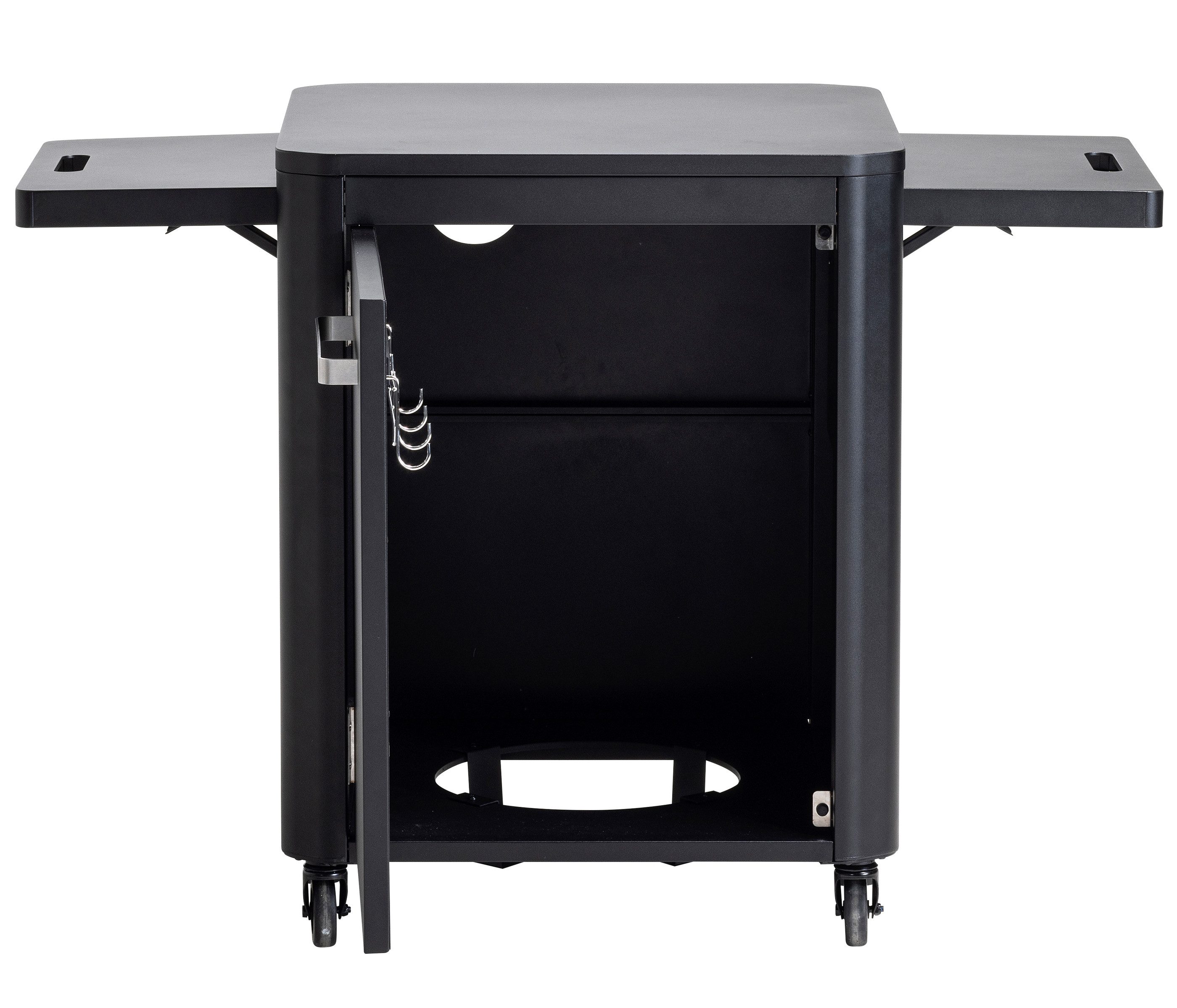 COZZE Outdoor-Küche Rolltisch für Plancha-Grill, 83 x 60 x 64 cm, ideale Ergänzung für Outdoorküchen, Rollen mit Bremsfunktion