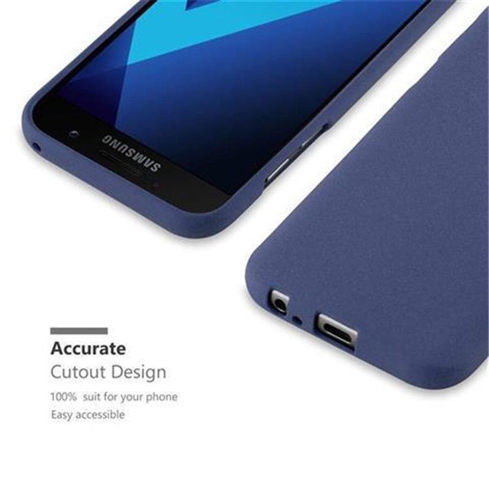 Cadorabo Handyhülle für Samsung Galaxy A3 2017 Hülle Samsung Galaxy A3 2017, Flexible TPU Silikon Handy Schutzhülle - Hülle - ultra slim