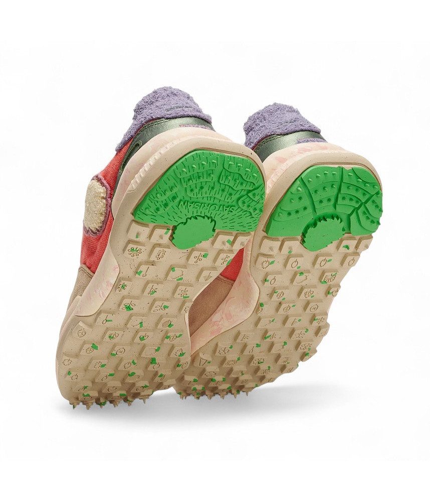 Satorisan Chacrona Linen Blush Pink - bunt Damen Sneaker