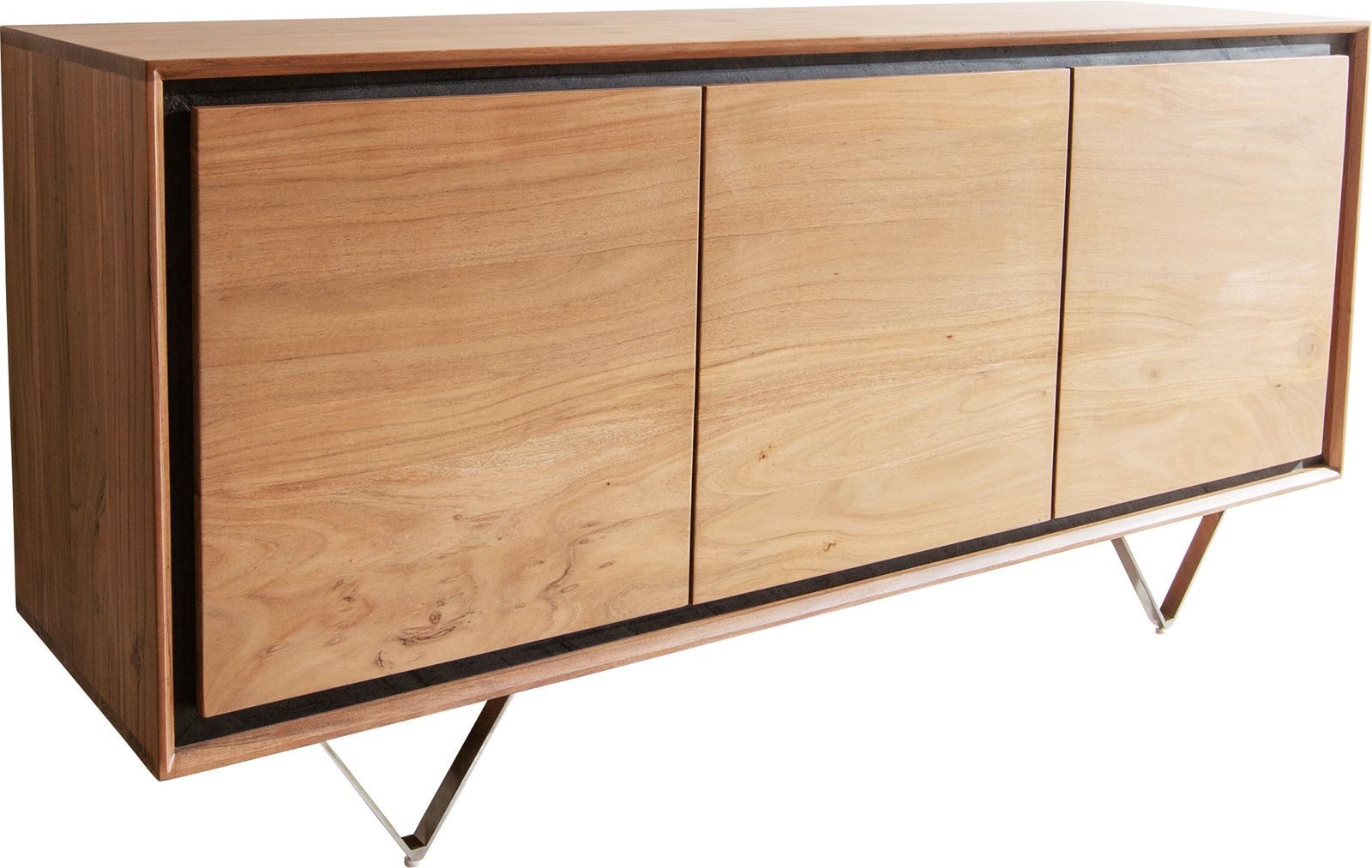DELIFE Sideboard Stonegrace, Akazie Natur 145 günstig online kaufen