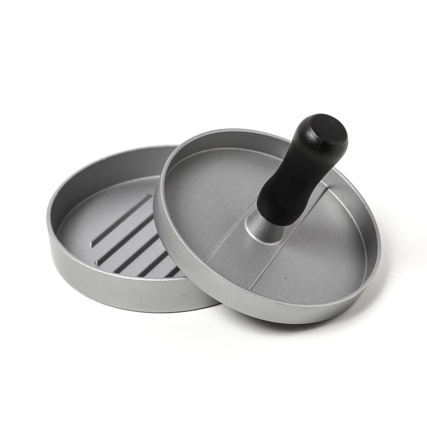 GRILL-EXPERTE Burgerpresse Burgerpresse Fleischpresse Pattypresse für Burger Burgerpatties, Aluminium