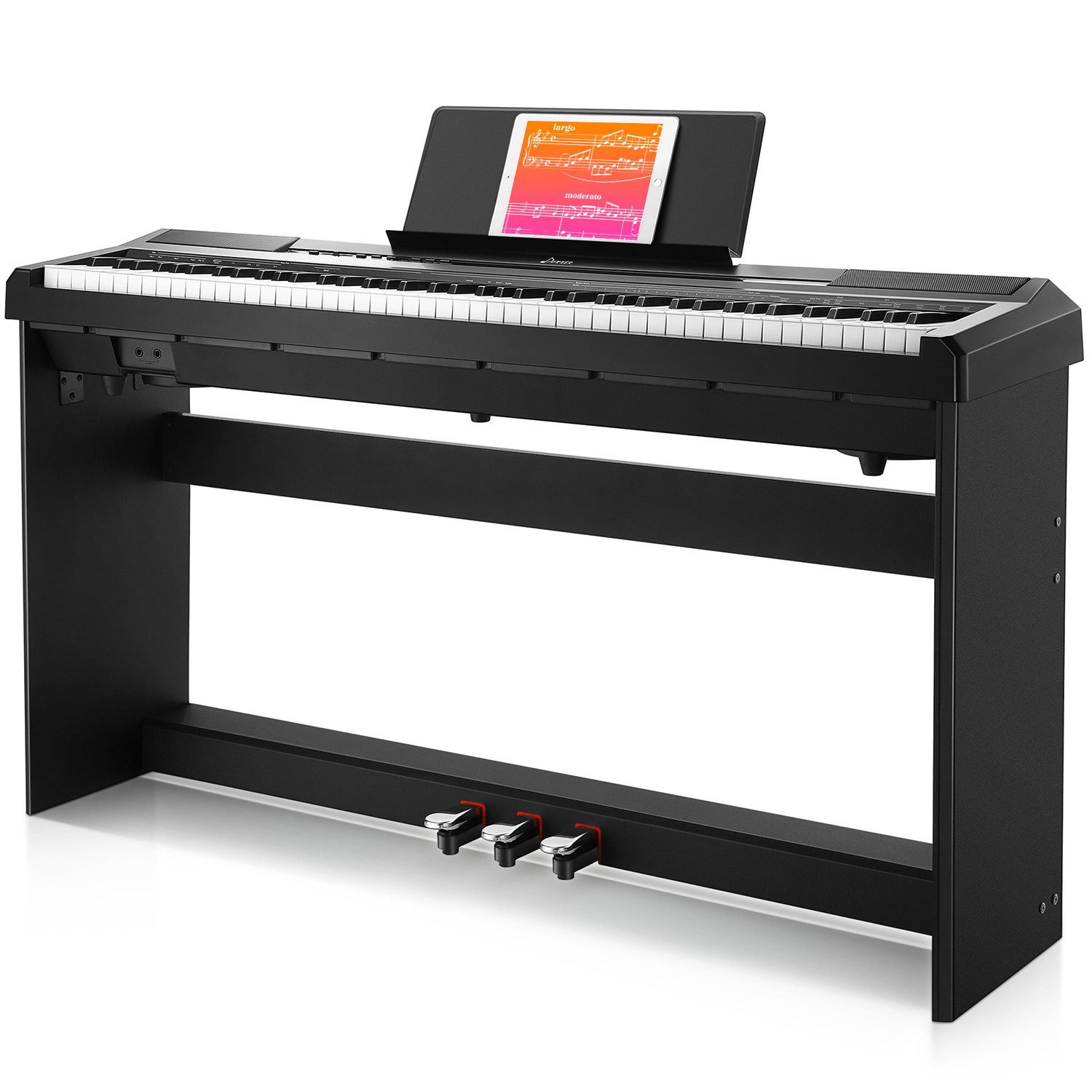Digitalpiano E-pinao 88 Tasten halbgewichtetes Tastatur Keyboard Klavier DEP-10
