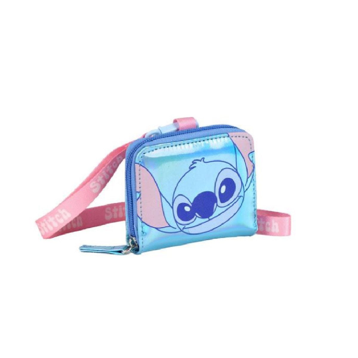 Disney Geldbörse Stitch Kinder Portemonnaie schimmernd Display