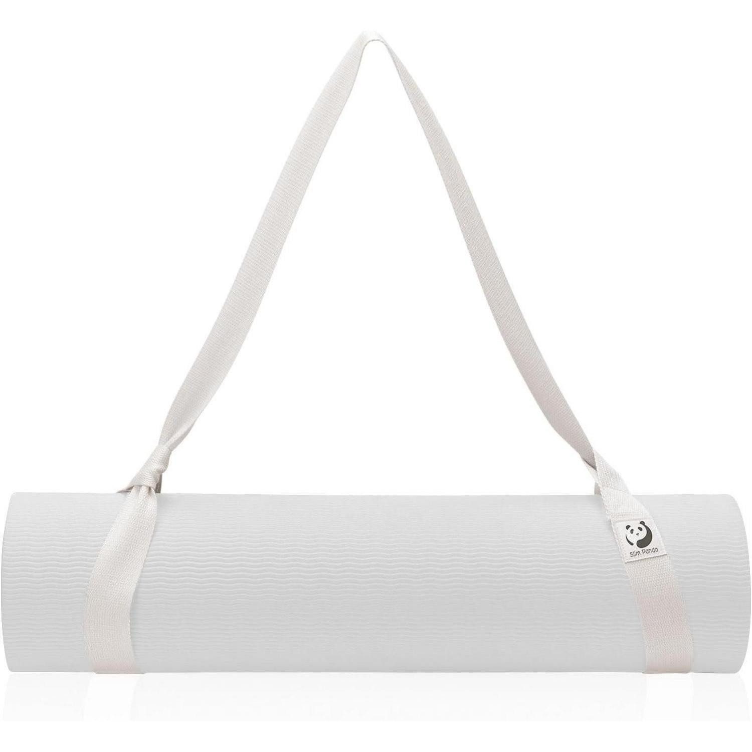 Yogagurt Yogamatten Tragegurt Baumwolle verstellbar Pilates Beige