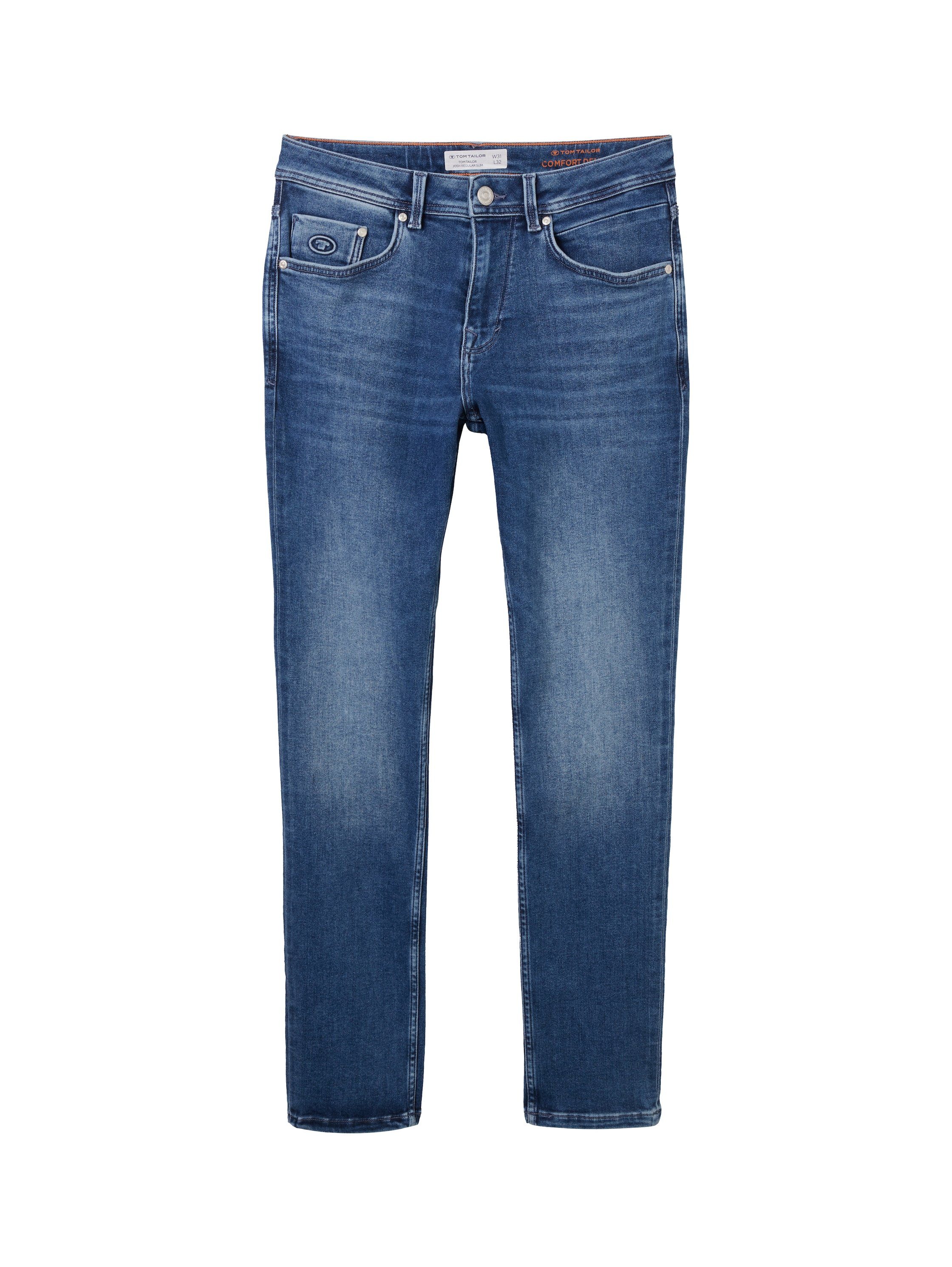 TOM TAILOR 5-Pocket-Jeans mit 5-Pocket-Style 34 stone mid used