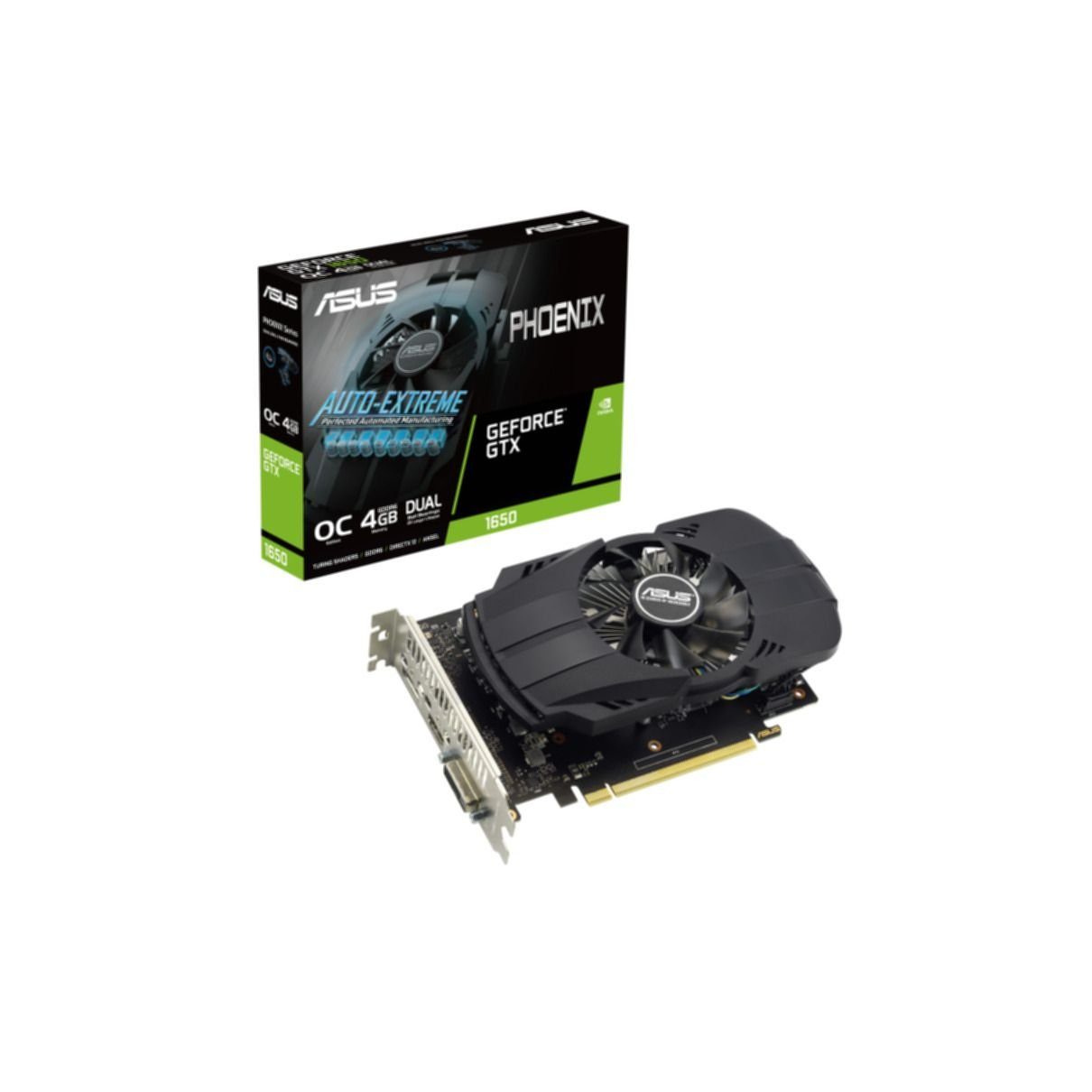 Asus GeForce GTX 1650 PH-GTX1650-O4GD6-P-EVO Grafikkarte (4 GB, GDDR6)