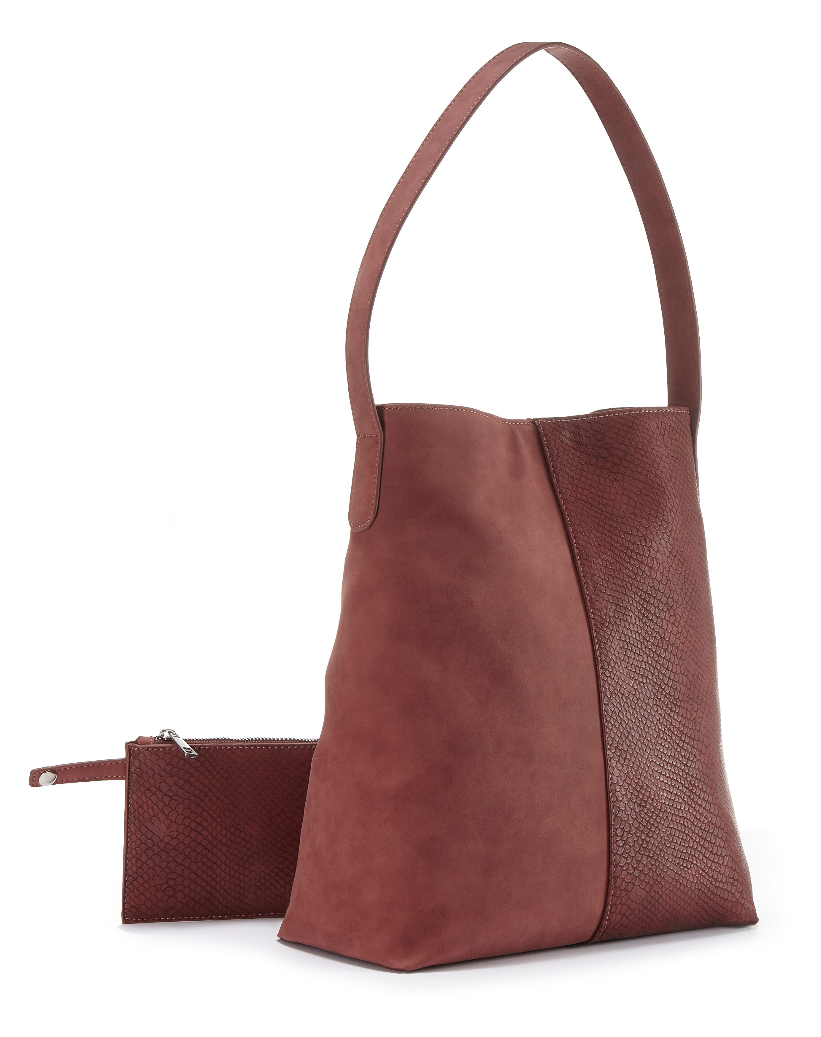 Vivance Shopper Schultertasche (2-tlg), mit kleiner günstig online kaufen