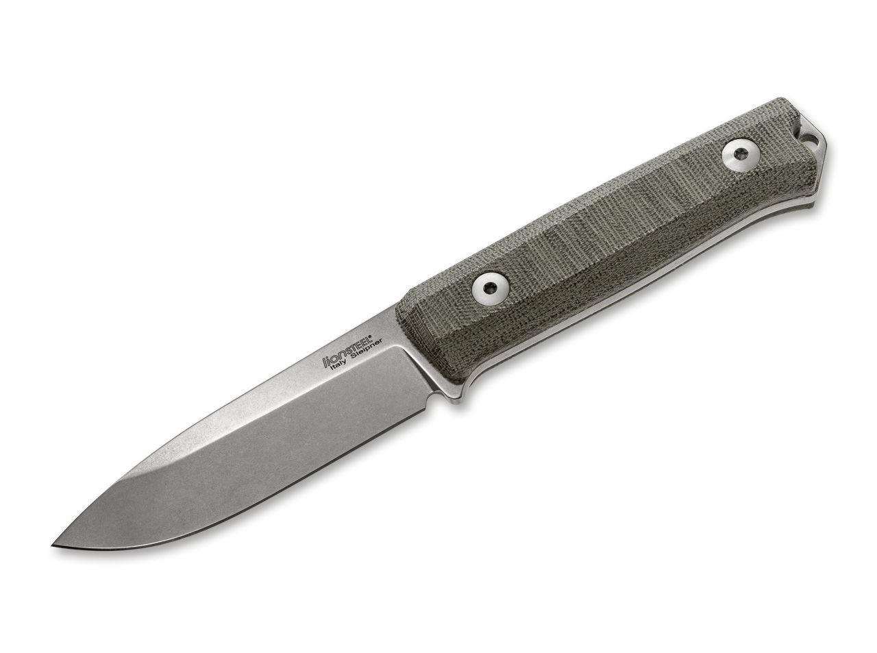 LionSteel Taschenmesser Lionsteel B40 Canvas-Micarta