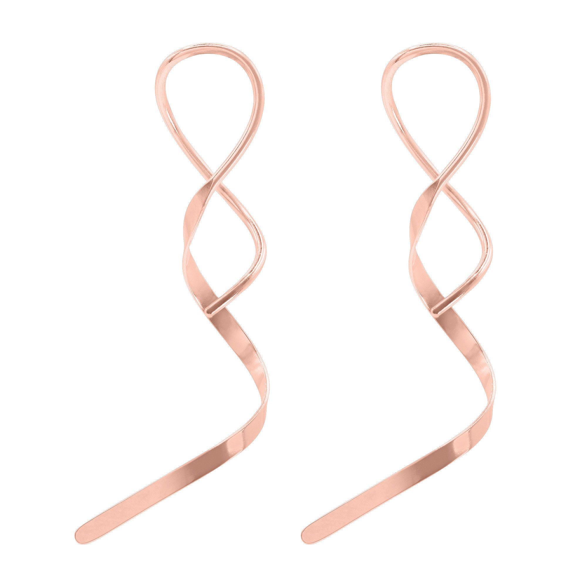 Heideman Paar Ohrstecker Rufus rose goldfarben (Ohrringe, inkl. Geschenkverpackung), großer Ohrschmuck elegante Ohrringe
