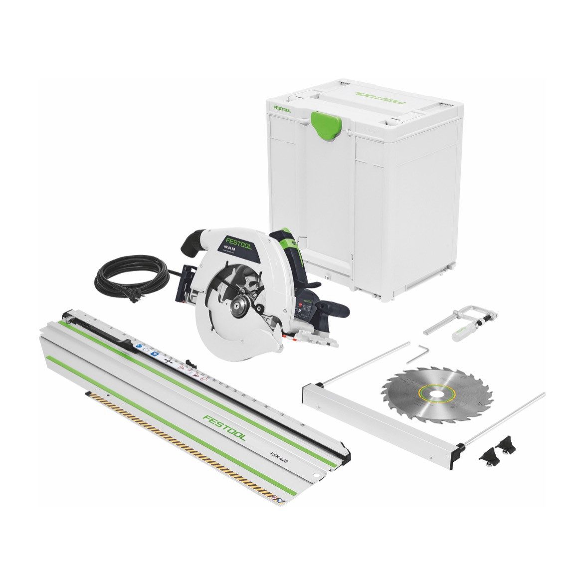 FESTOOL Kompakt-Handkreissäge HK 85 EB-Plus-FSK 420 Handkreissäge Kappsäge 1900 W 230 mm (576142)
