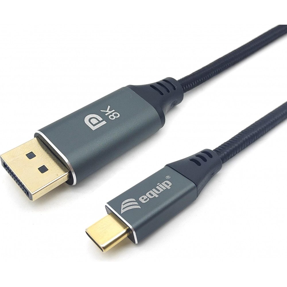 Equip USB-Kabel, USB-C auf DisplayPort, USB-C auf DisplayPort, Unterstützt 8K bei 60 Hz