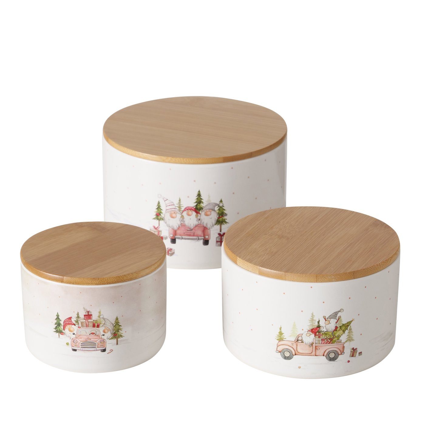 BOLTZE GRUPPE GmbH Vorratsdose CARRIE, Keramik, (3er-Set, 3 Größen)