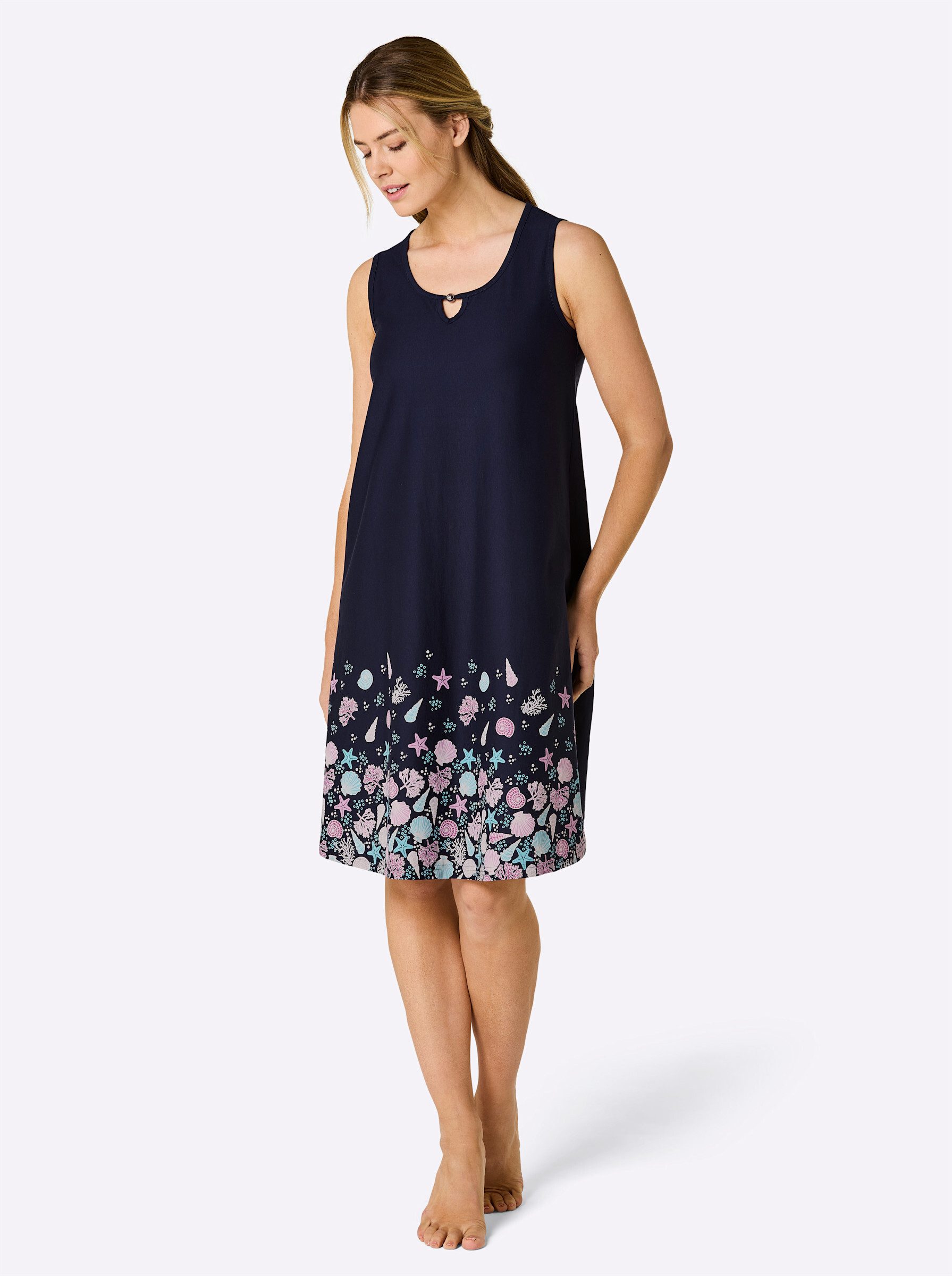 Witt Strandkleid Sommerkleid Ärmellos