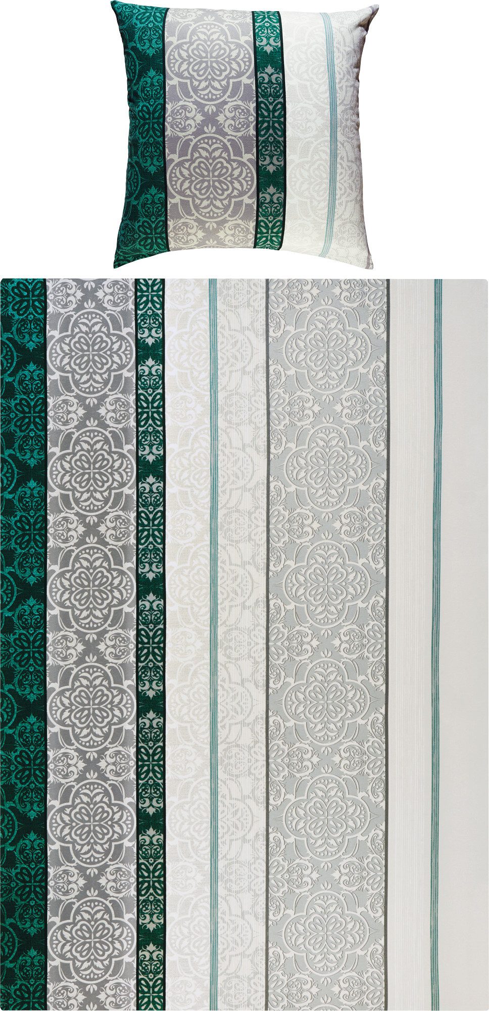 REDBEST Bettwäsche Bettwäsche, Biber, Streifen günstig online kaufen