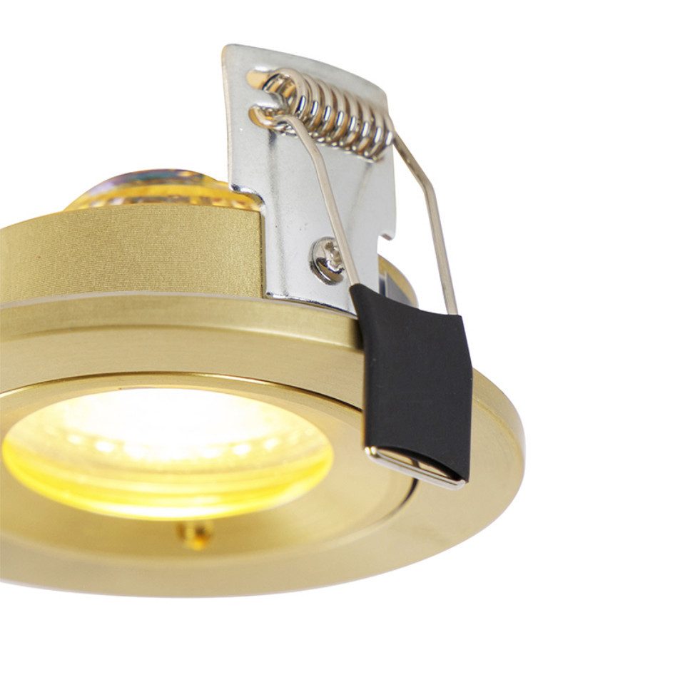 Qazqa LED Einbaustrahler 103475, ohne Leuchtmittel, Warmweiß