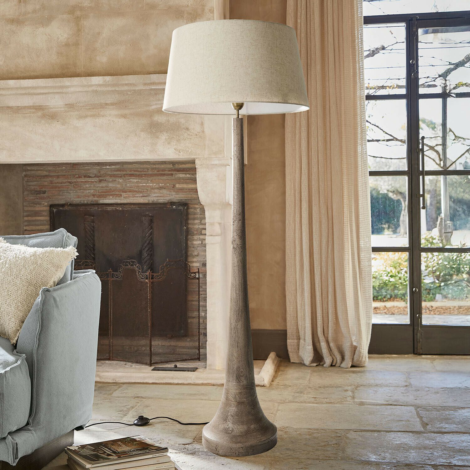 Mirabeau Stehlampe Stehlampe Helsfjord antikbraun