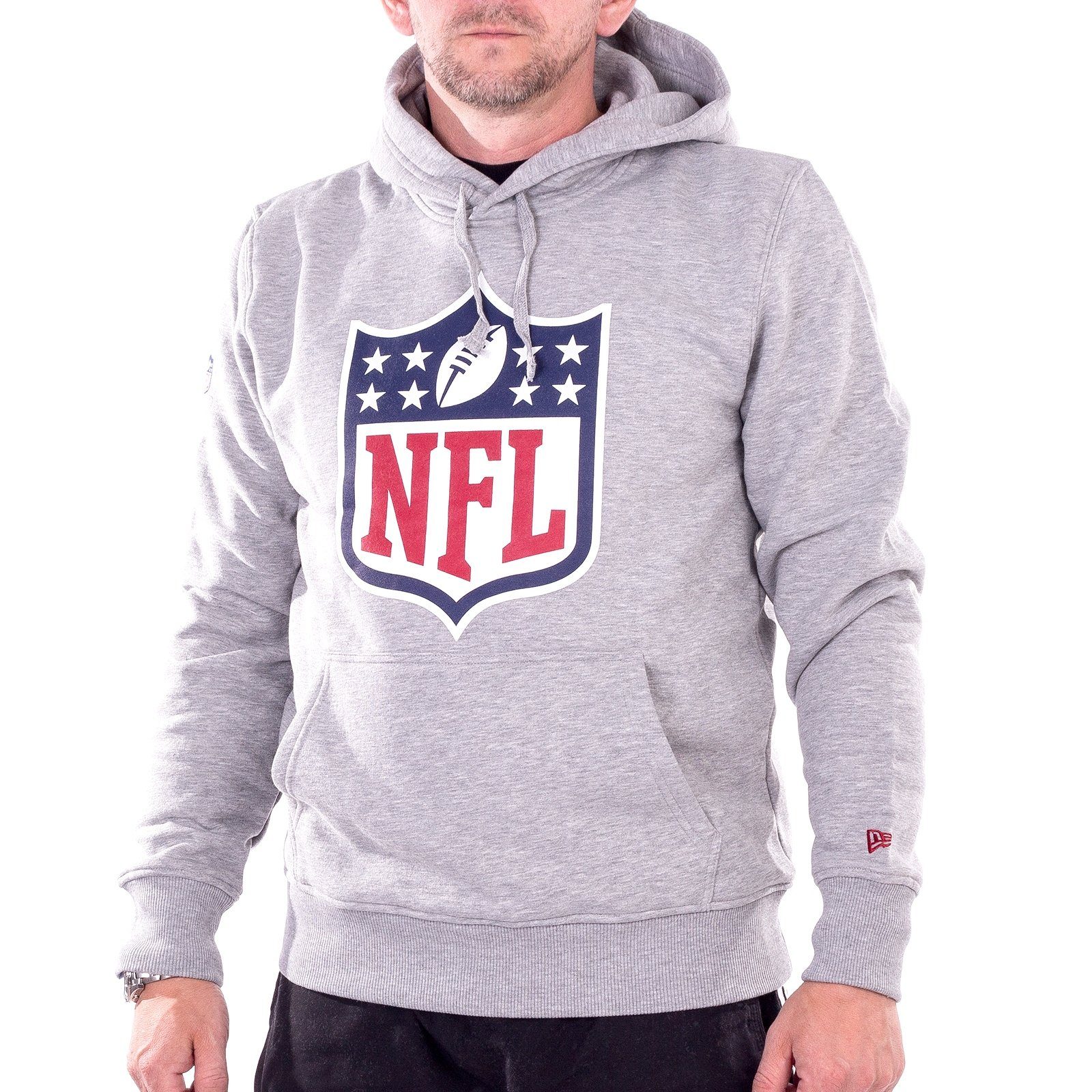 New Era Hoodie Hoodie New Era Team Logo PO Hood HGR (1-tlg) Kängurutasche