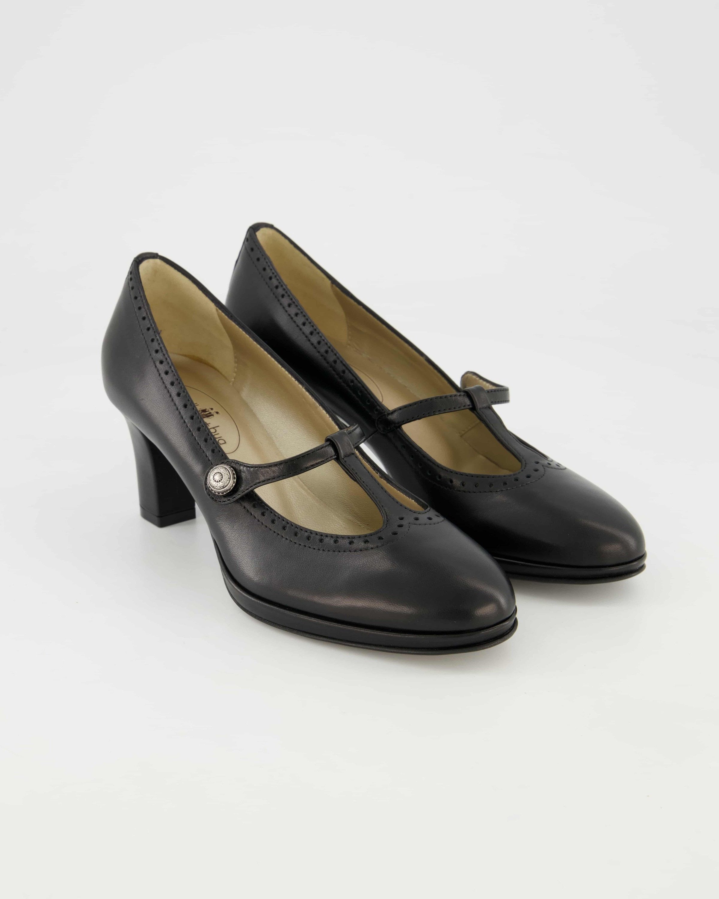 dirndl + bua 1939-01 Mary-Jane-Schuhe Obermaterial: Leder