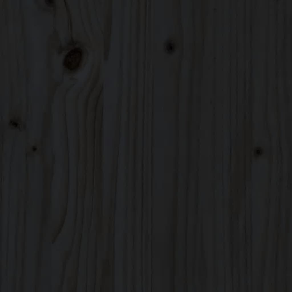 cm, Kiefer-Massivholz in LxBxH: aus 3013365, Schwarz möbelando Schuhregal 34x30x105
