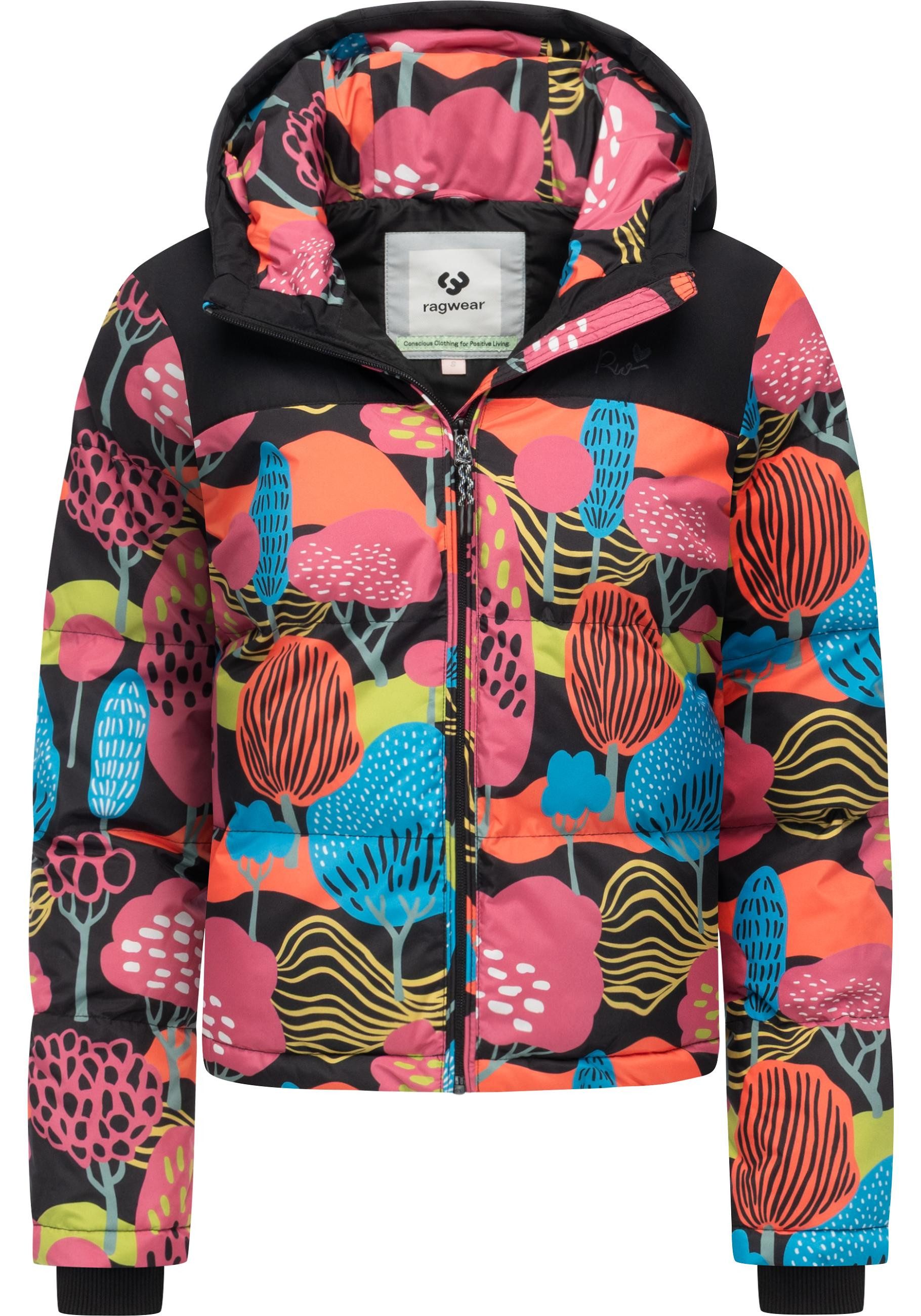 Ragwear Steppjacke Amazze Print Wasserdichte gemusterte günstig online kaufen