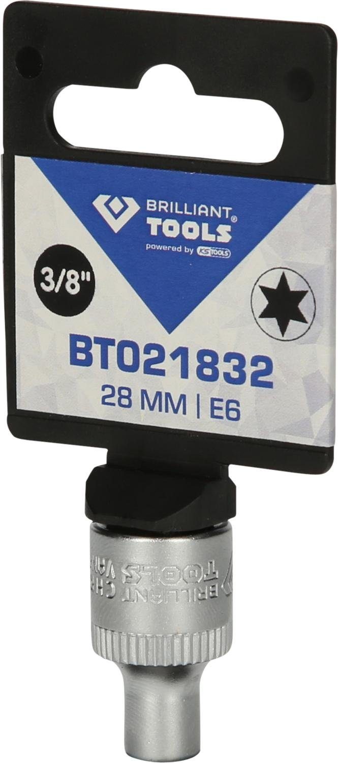 Brilliant Tools Steckschlüssel 3/8" Torx-E-Stecknuss, E6