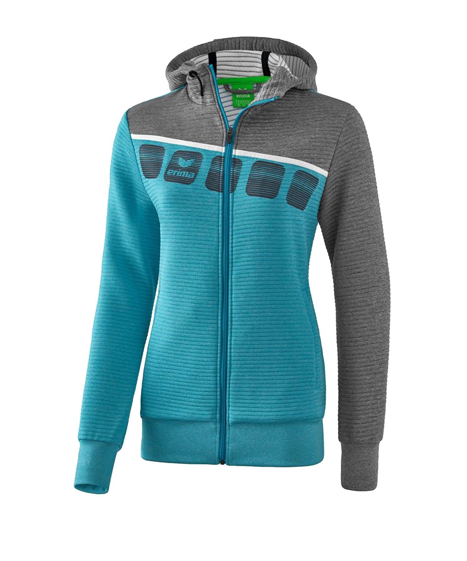 Erima Trainingsjacke 5-C Trainingsjacke Kapuze Damen