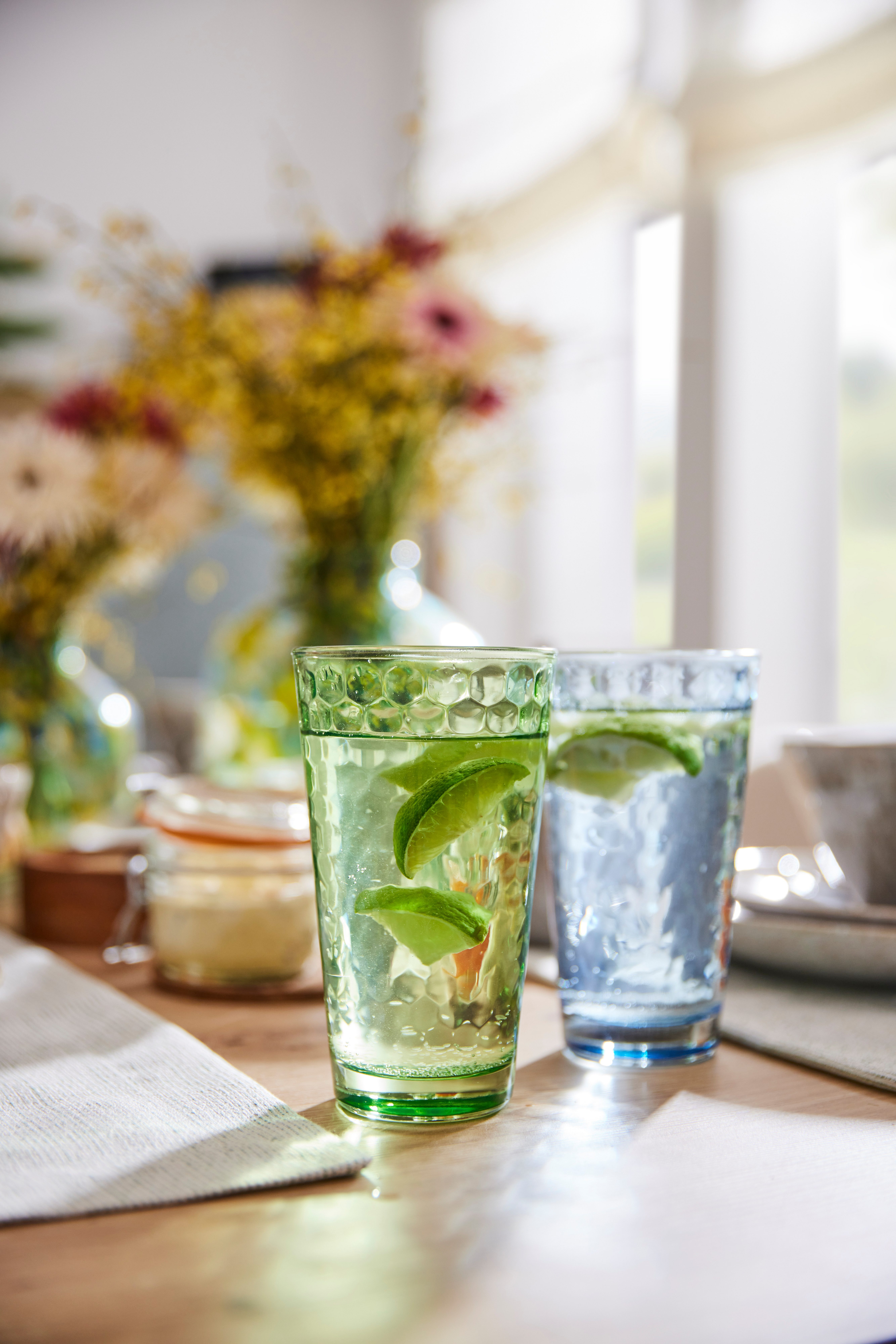 Ritzenhoff & Breker Longdrinkglas Favo, 6-teilig, 6-tlg., Glas, 6er Set, je 350 ml