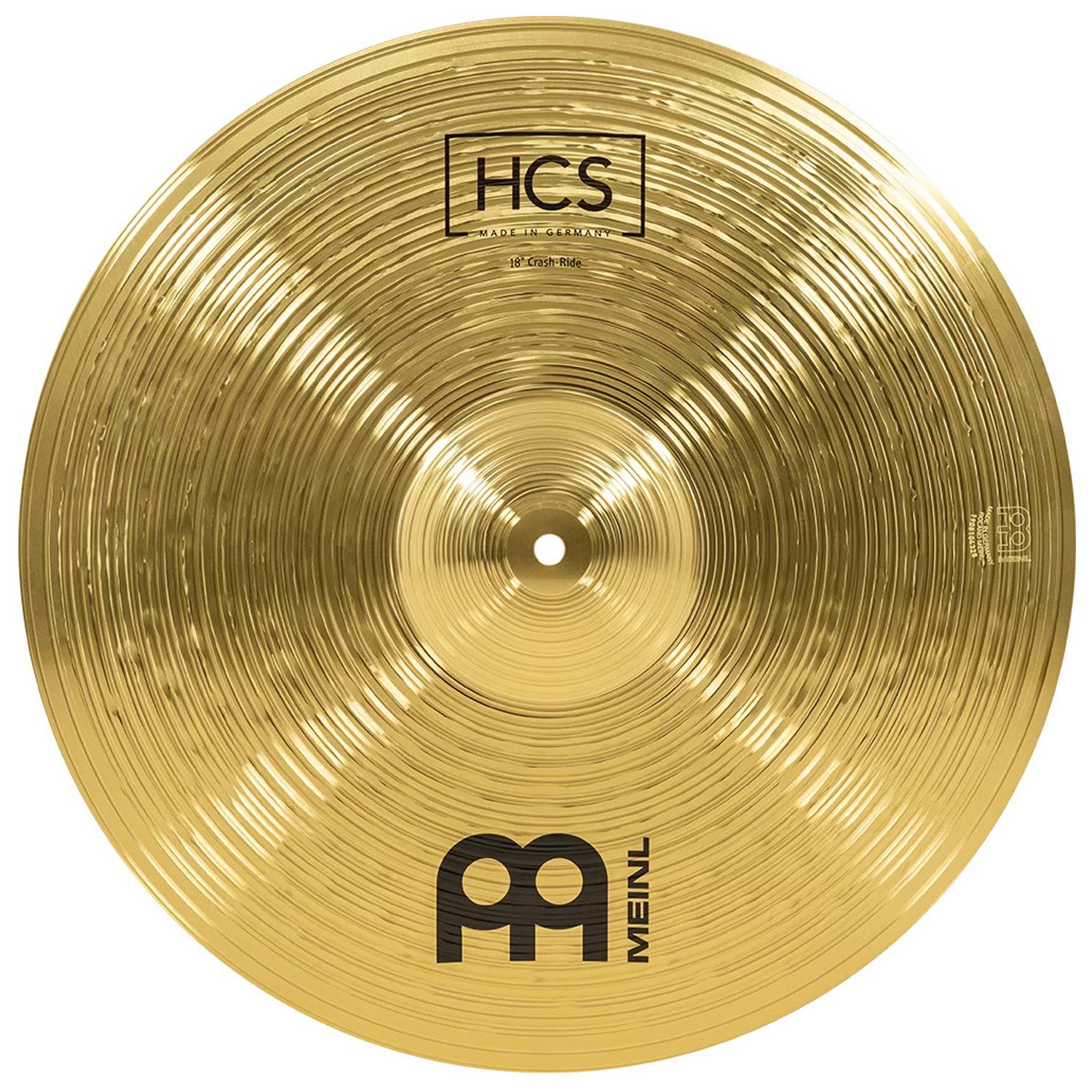 Meinl Cymbals Becken Meinl Becken HCS18CR Crash-Ride 18 Zoll, Becken, Hochwertiges Crash Ride Becken mit 18 Zoll Durchmesser