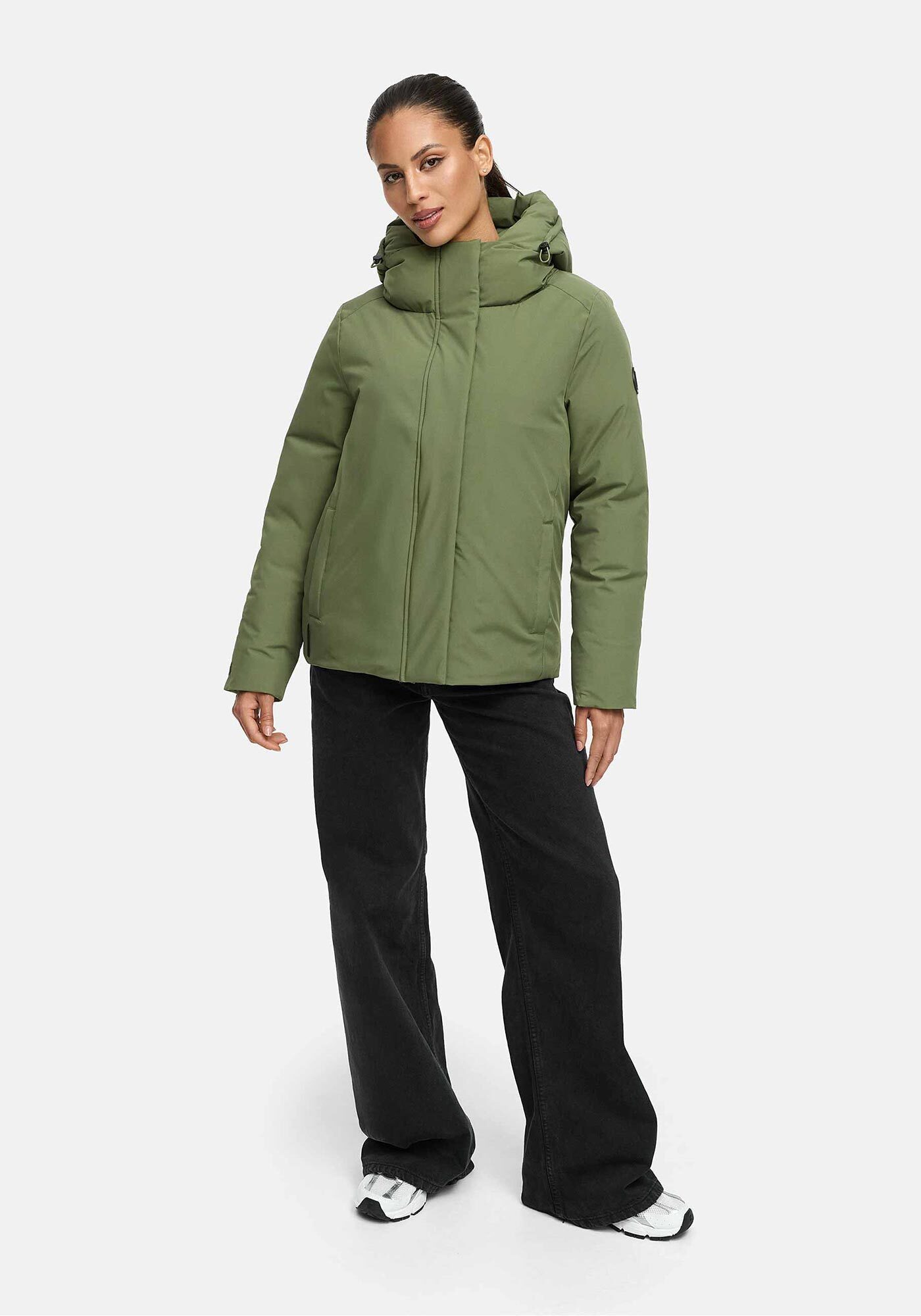 Marikoo Winterjacke Yeminaa warm für den Winter - hinten länger geschnitten