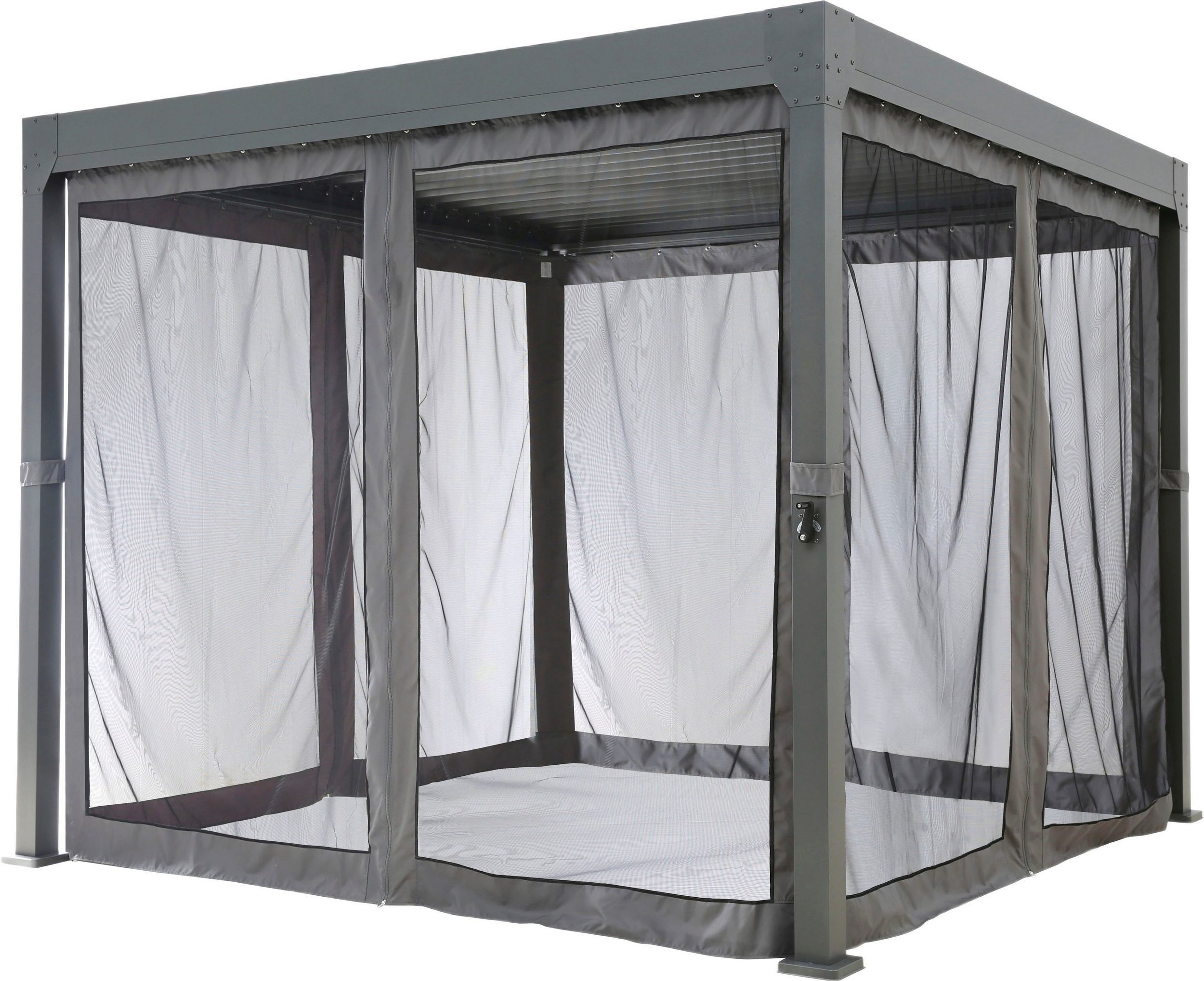 KONIFERA Pavillonseitenteil Moskitonetz, für Pavillon »Palma« 300x300 cm) Set, [4-St.