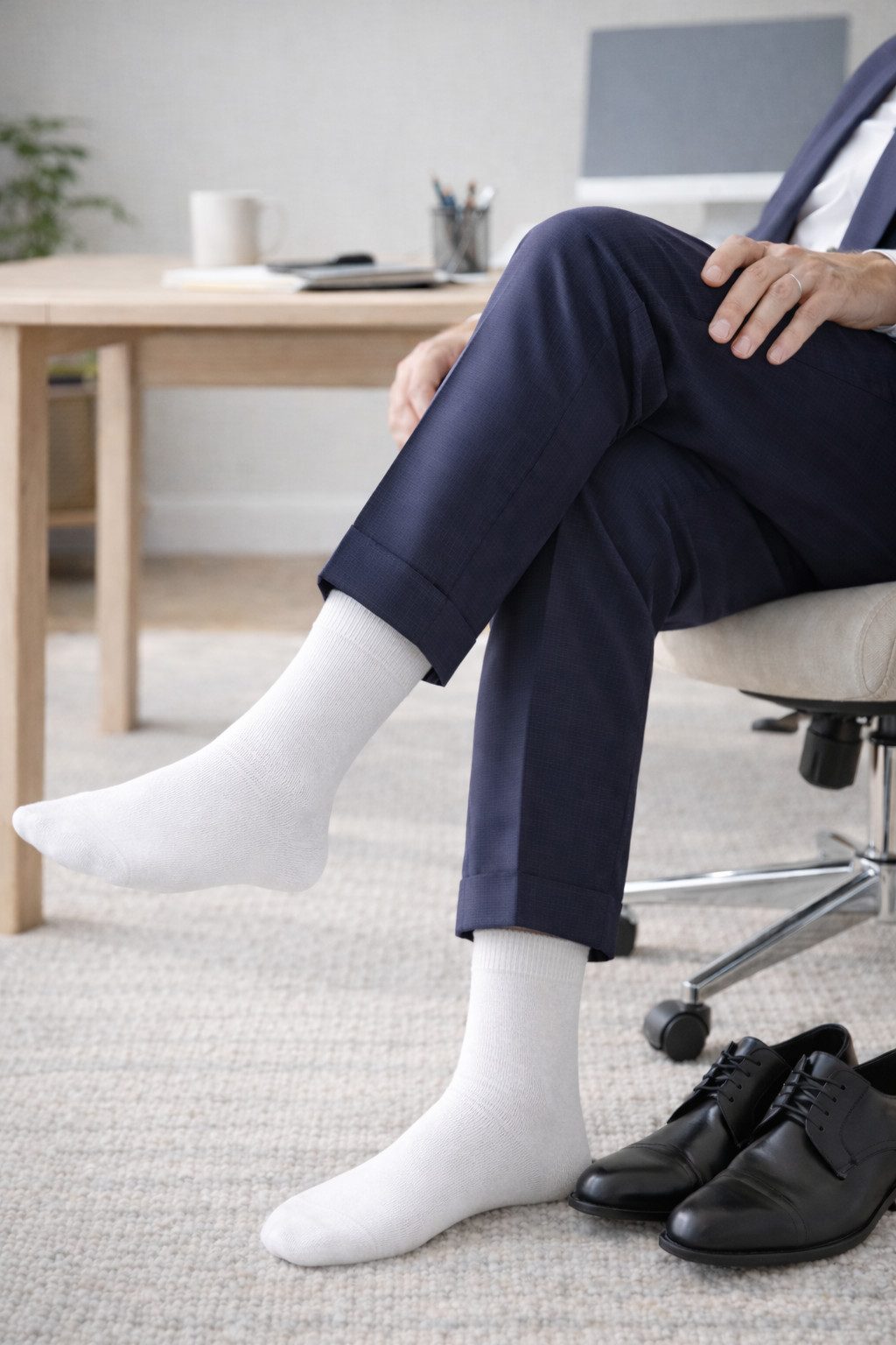 NERS Basicsocken 6 Paar Socken aus Bambus Damen & Herren, ohne Naht, Komfortbund (6-Paar) Premium Bambussocken Atmungsaktiv, & Weich, Geschenkbox