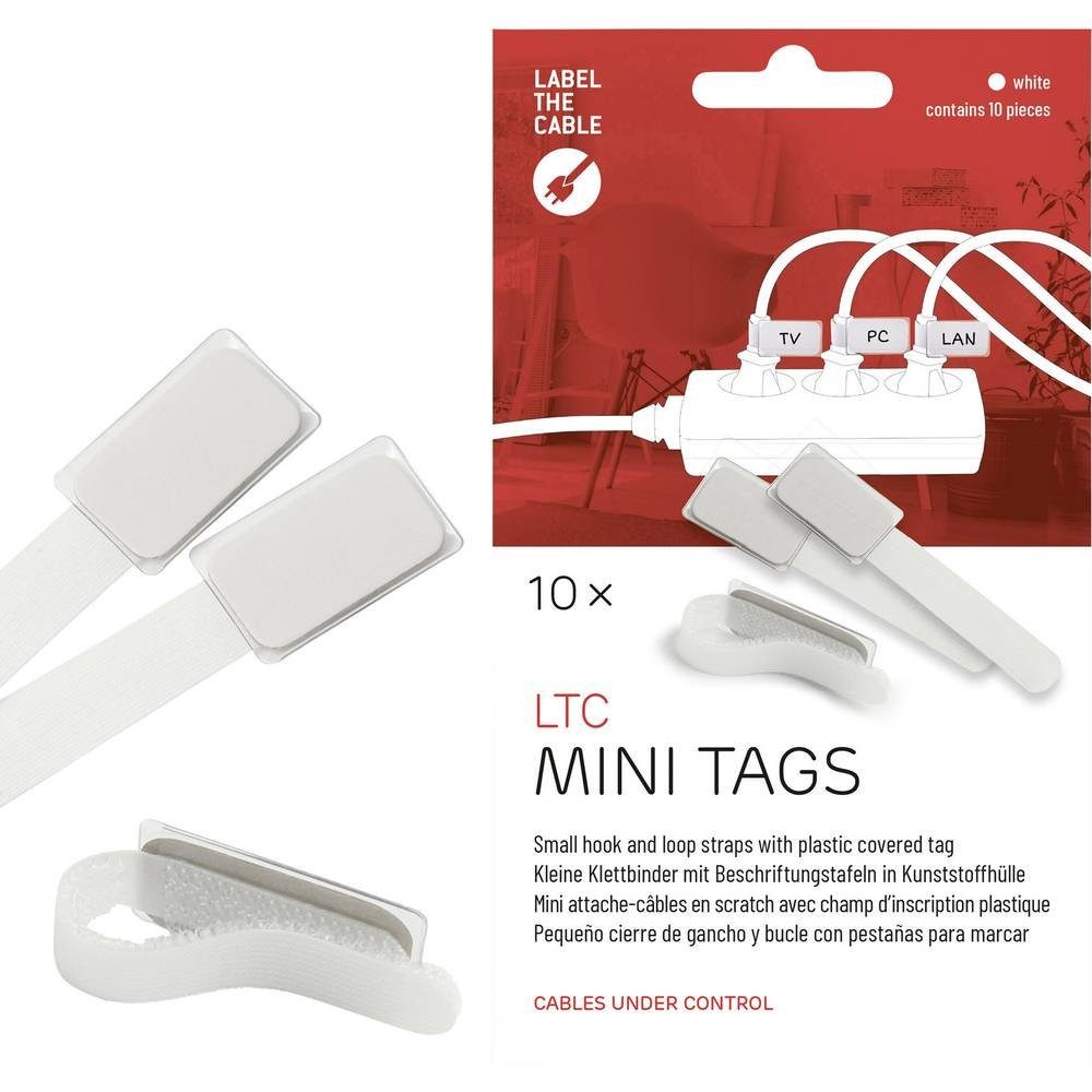 Netzwerkschrank Label-the-cable Kabelbeschriftung Klettbinder
