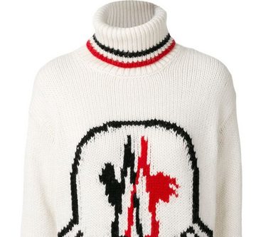 MONCLER Kaschmirpullover MONCLER GAMME ROUGE CASHMERE JUMPER SWEATER ROLLKRAGEN PULLOVER STRICK